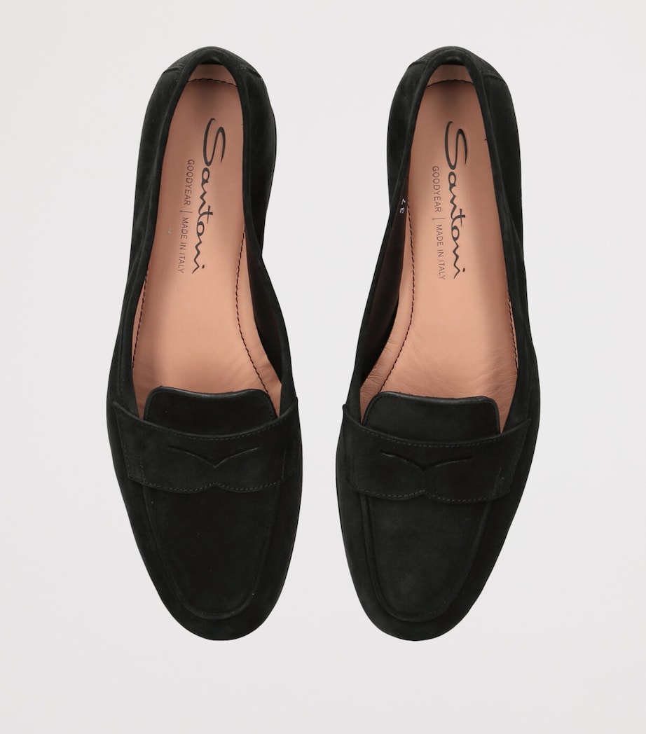 Suede Carla Loafers BLACK Image 4