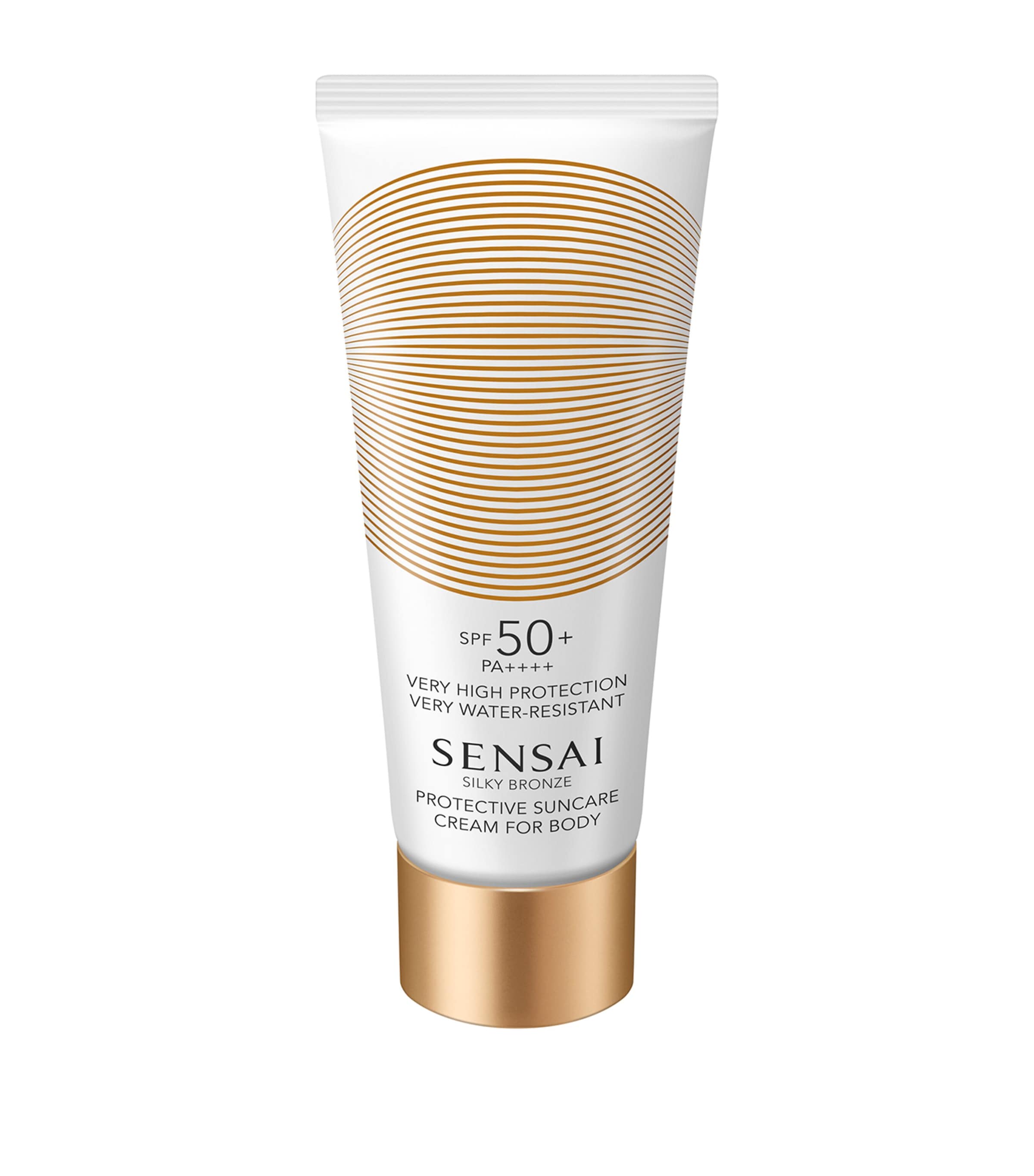 Sensai Silky Bronze Protective Suncare Cream For Body Spf 50+ In White