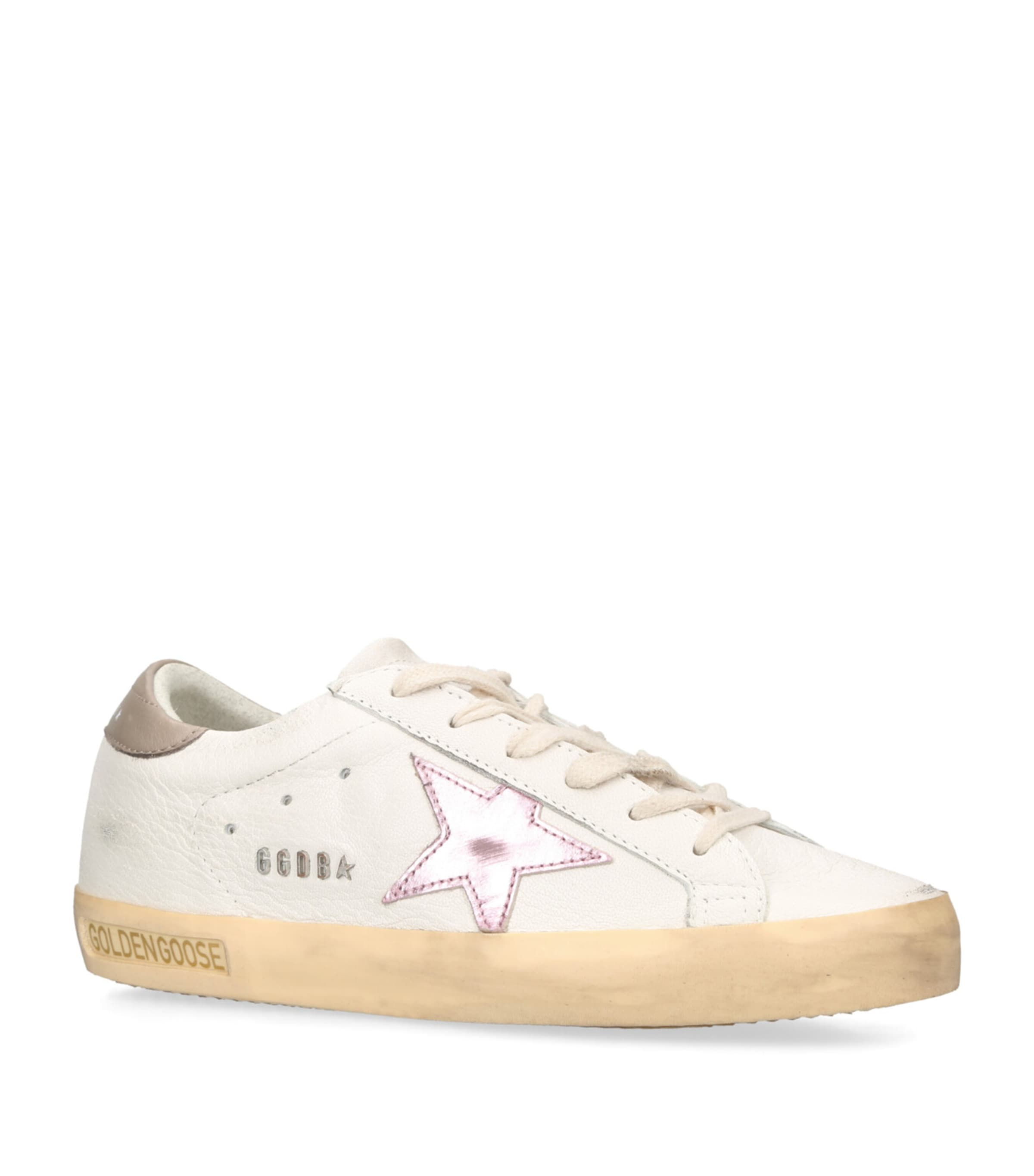Leather Superstar Sneakers WHITE/OTH Image 3