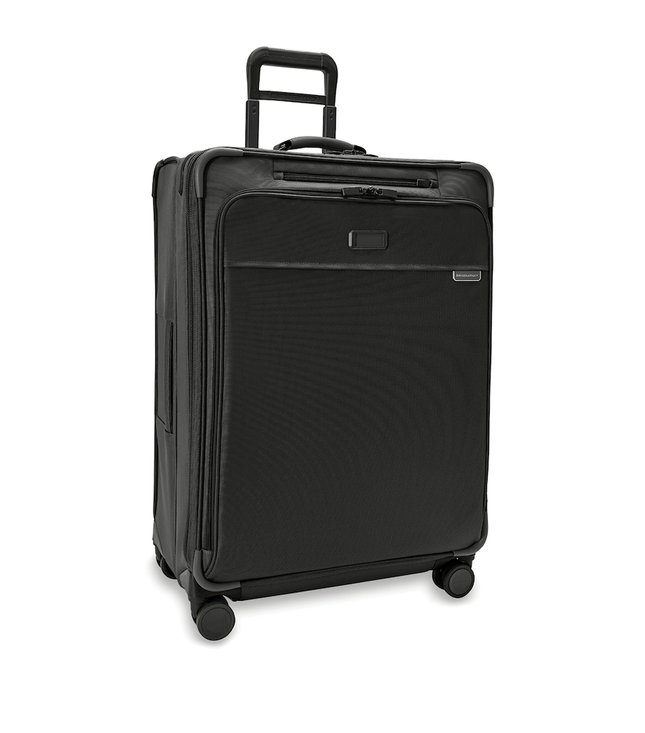 Large Baseline Expandable Spinner Suitcase (74cm) BLACK Image 2
