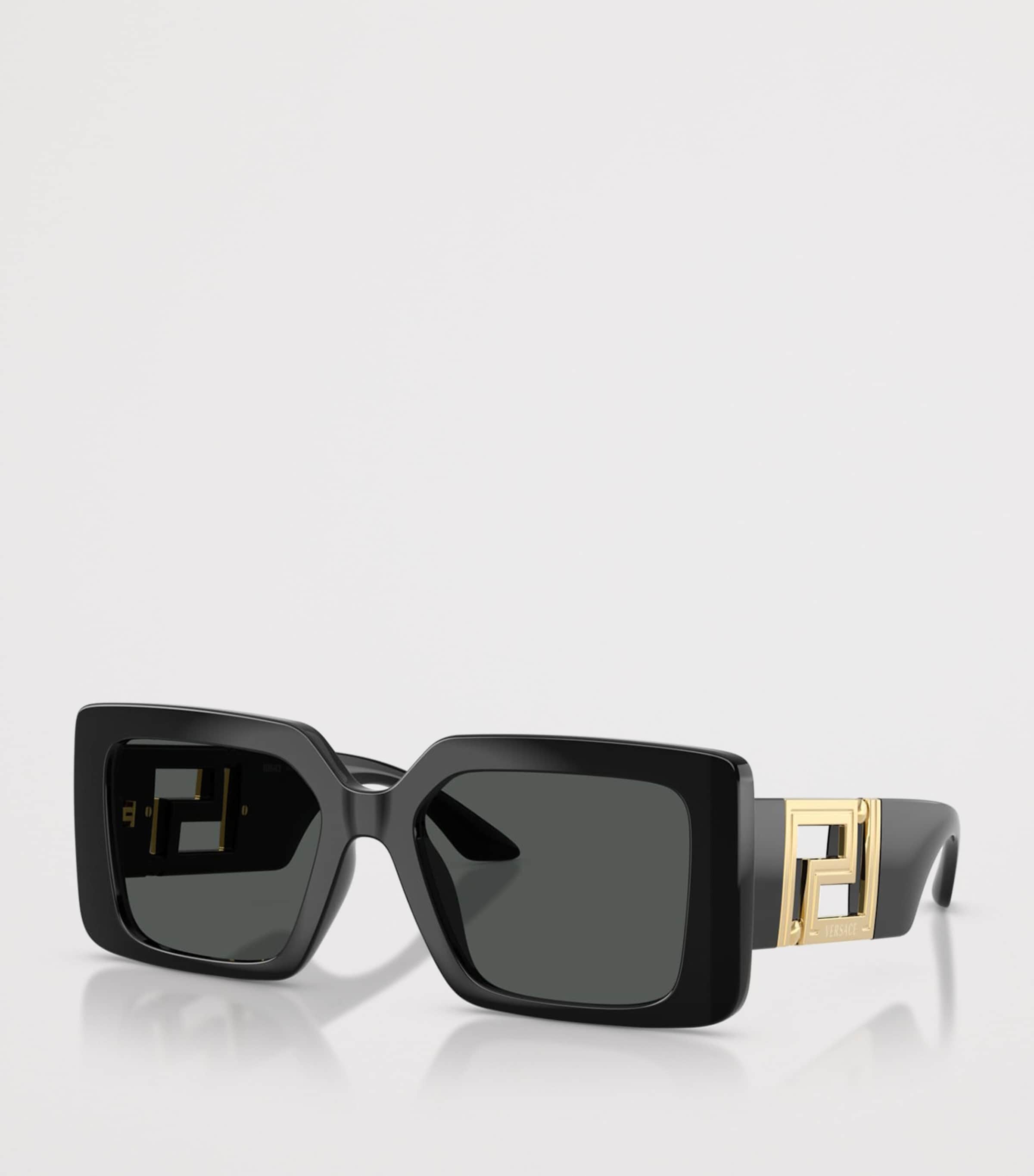Versace Injected VE4505U Square Sunglasses Black Image 2