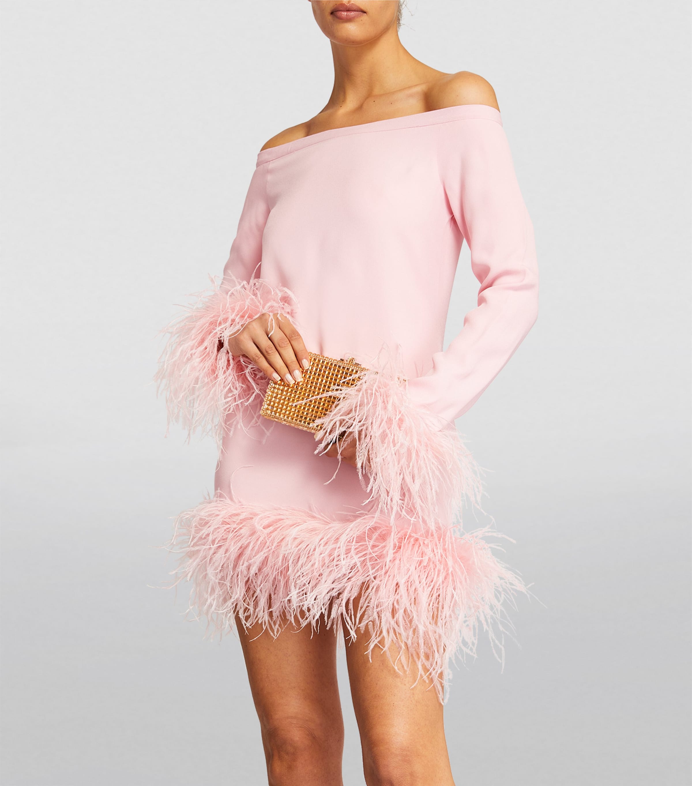 Sleek Rectangle Clutch Bag SPROS-PROSECCO Image 5