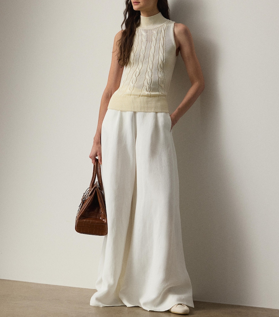 Silk High-Neck Sweater LUX CREAM Image 5