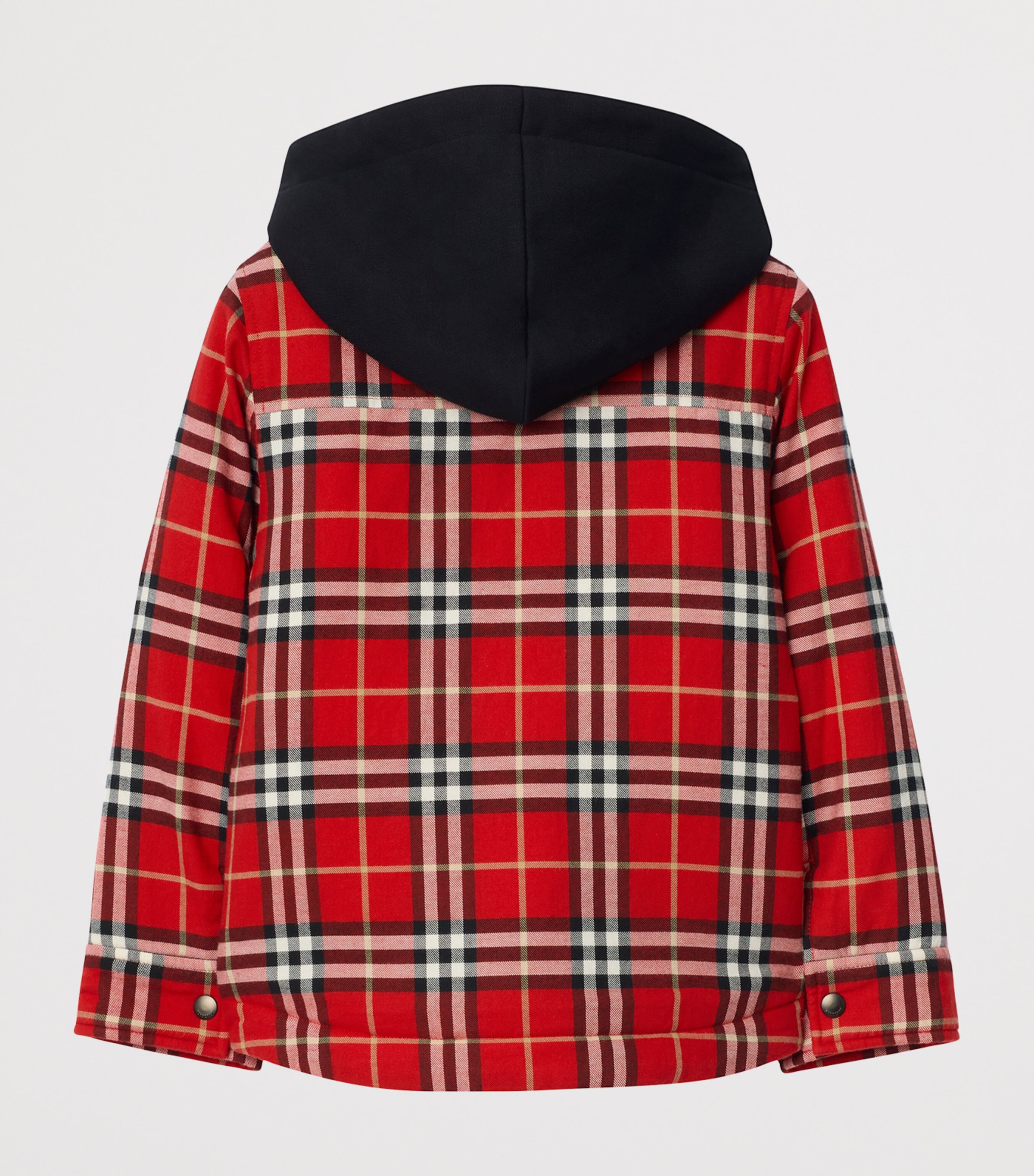 Cotton Check Hooded Jacket (3-12 Years) POPPY IP CHECK Image 2
