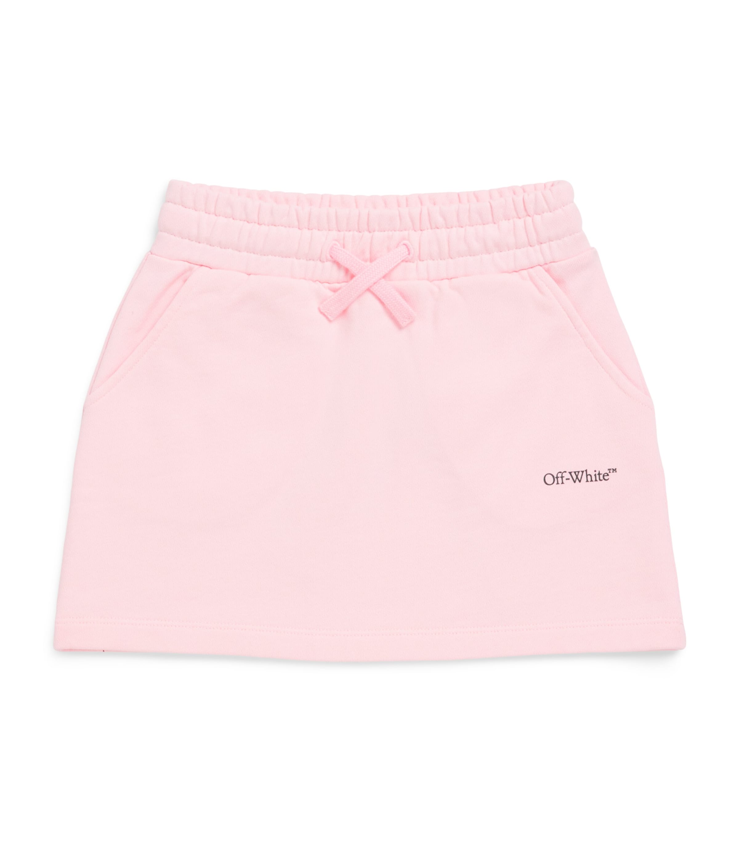 Off-White Kids Cotton Jersey Skirt (4-12+ Years) Ballet Slipper Image 1