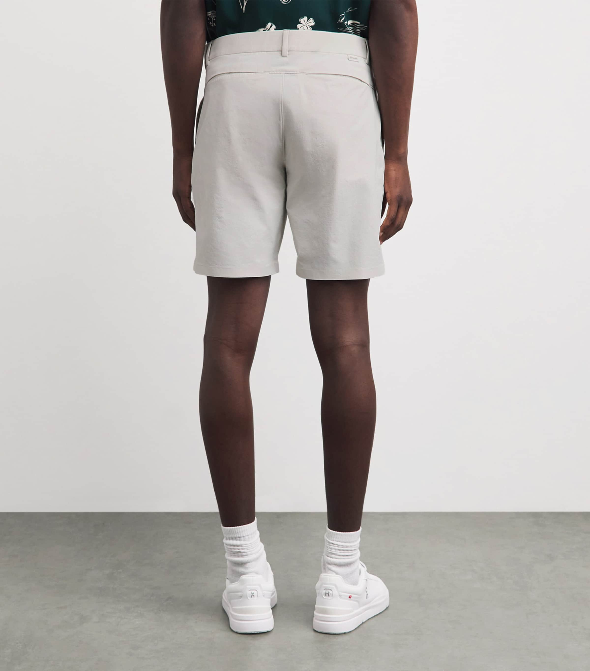 RLX Ralph Lauren Mens Tailored Fit Shorts Stone Pebble Image 5