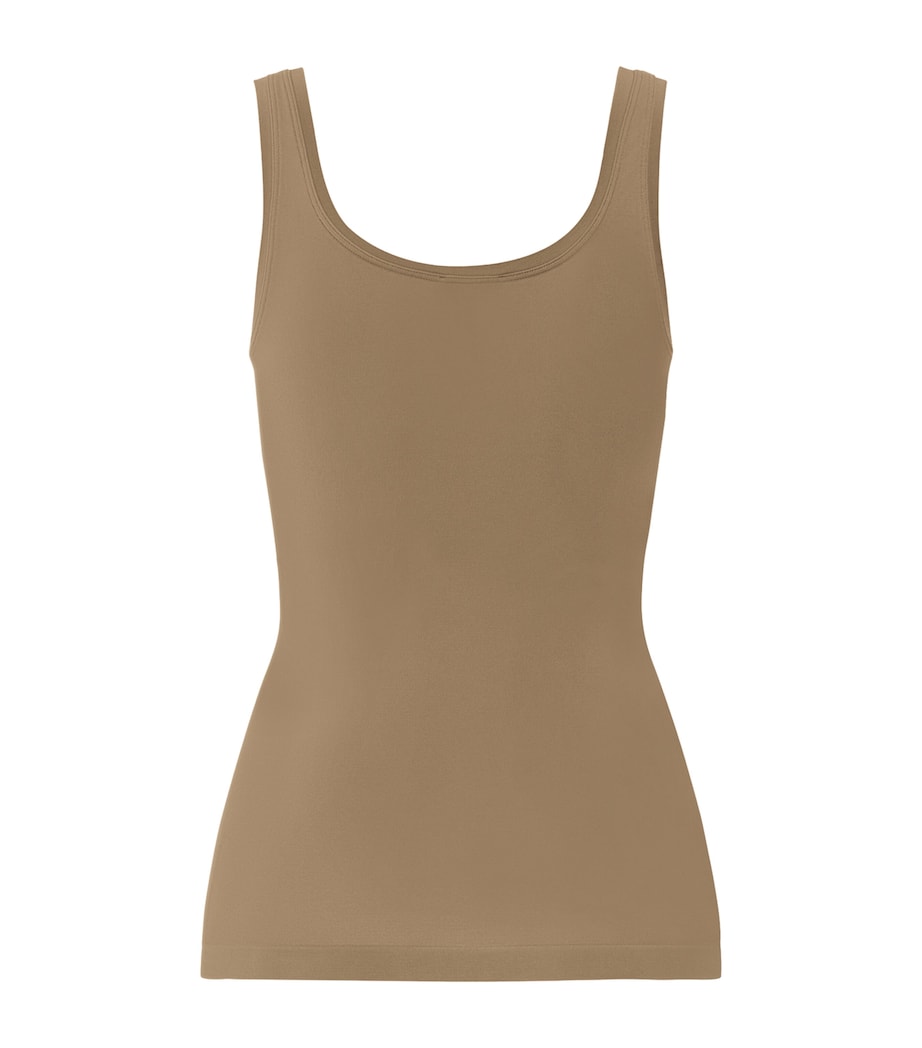 Hanro Womens Touch Feeling Tank Top Suede Camel Image 3