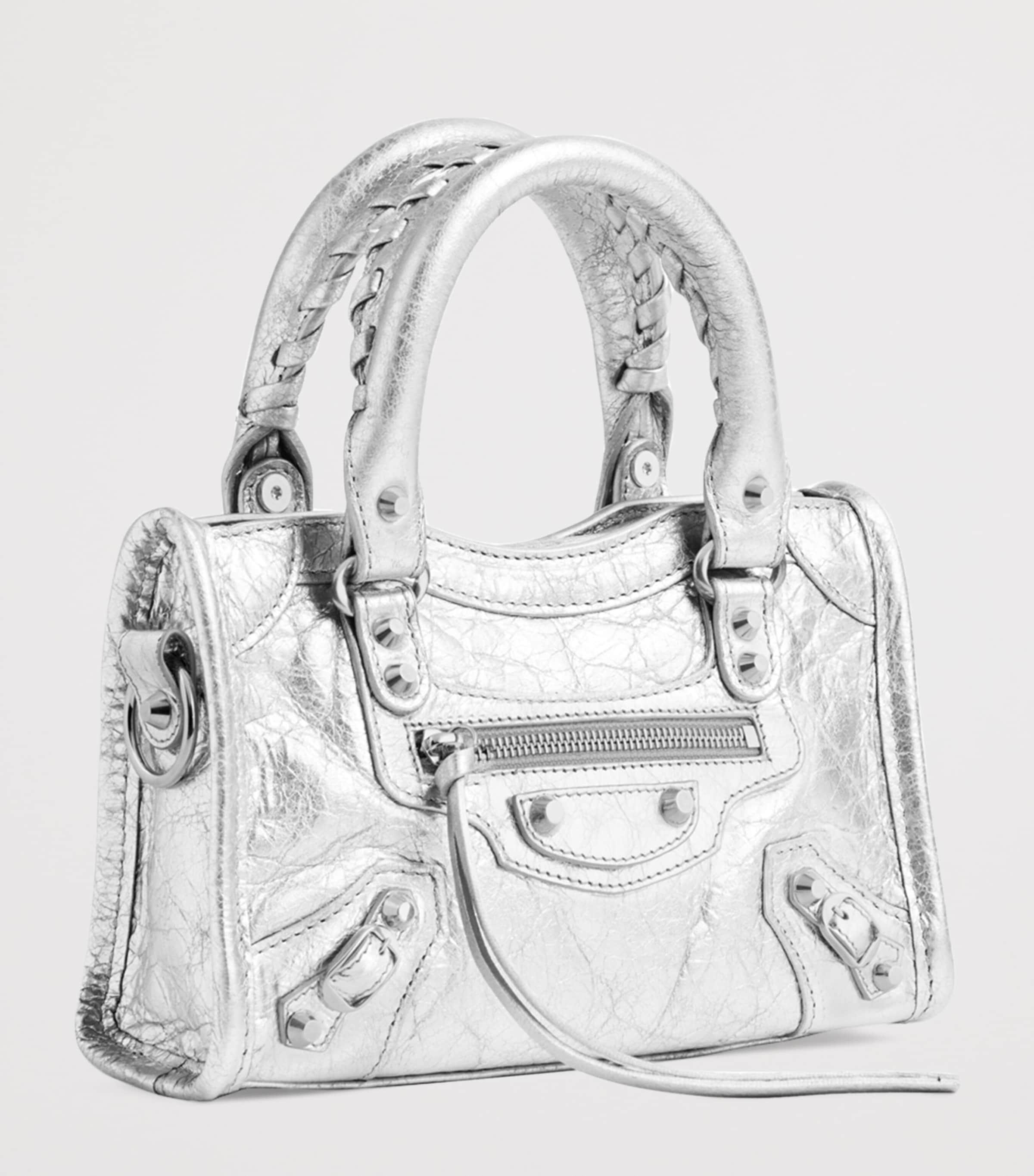 Metallic Le City Nano Top-Handle Bag 8122 Image 6