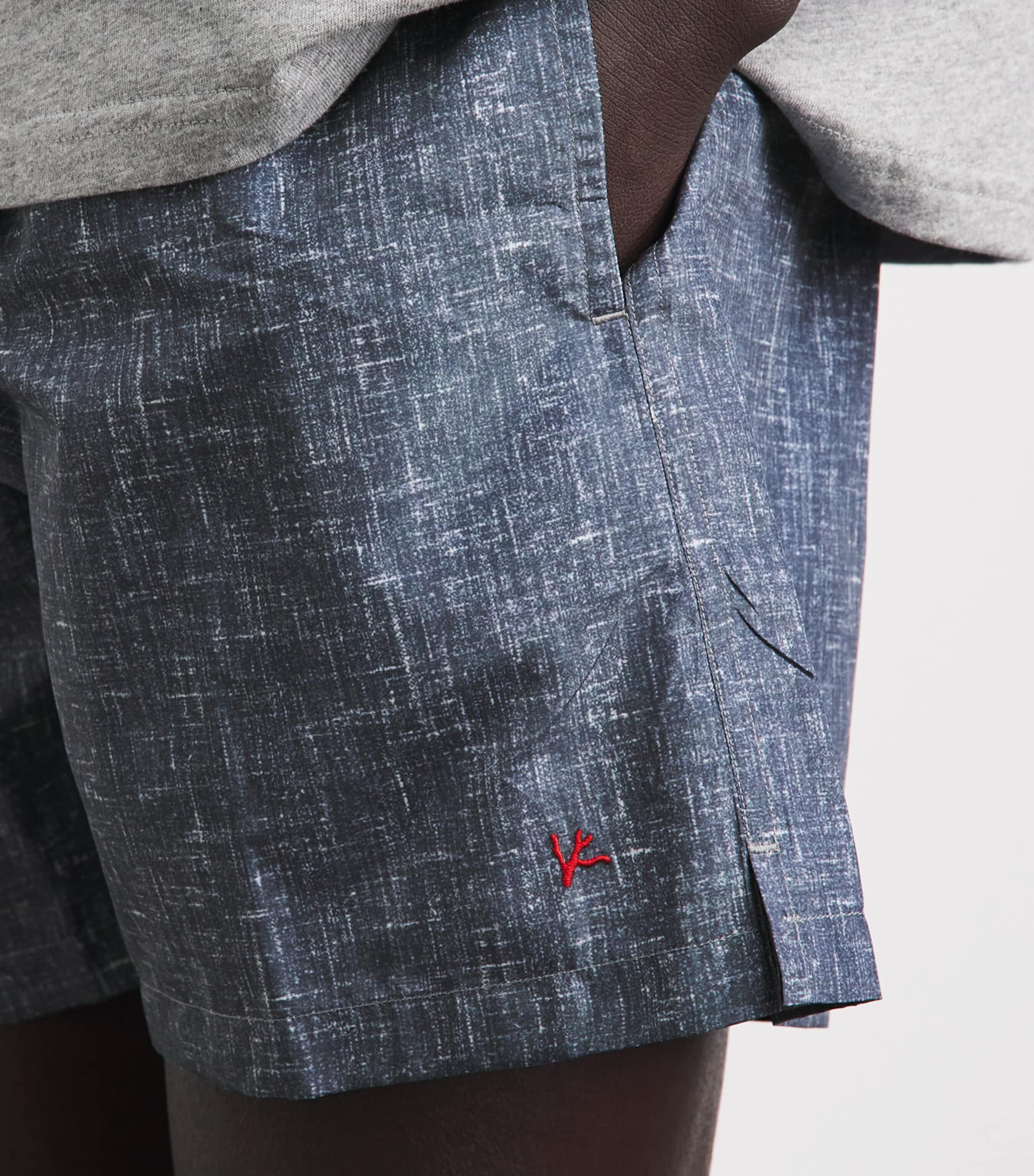 Isaia Mens Printed Swim Shorts Image 3
