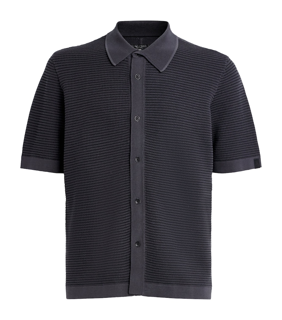 Striped Harvey Shirt WASHED BLACK Image 1