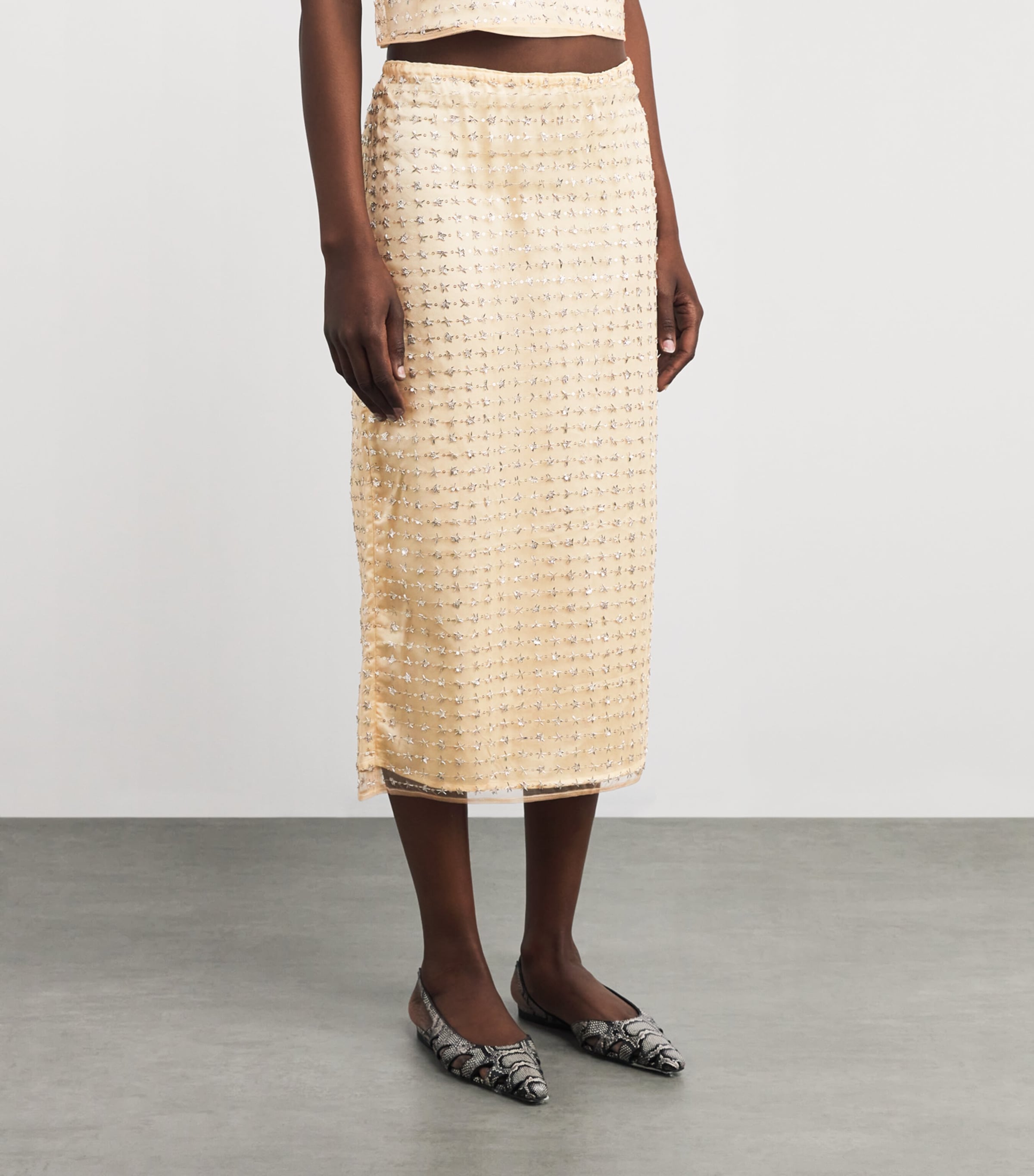 Embellished Ciara Midi Skirt STARDUST Image 3