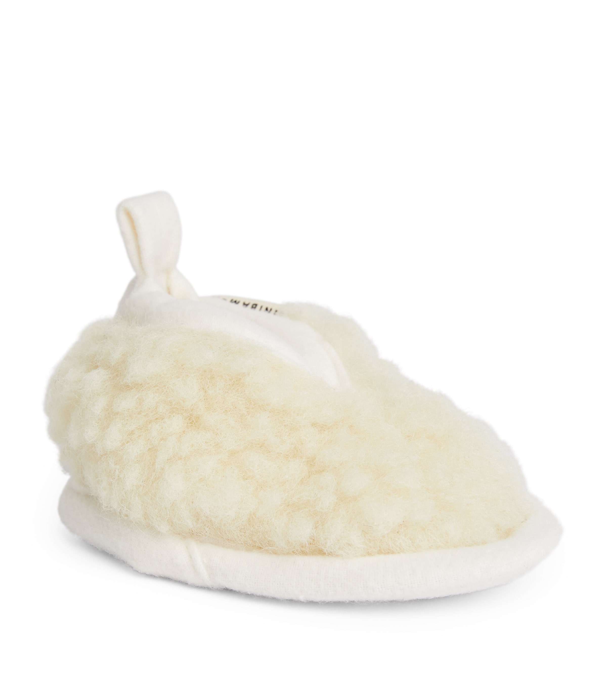 Binibamba Kids' Merino Wool Slippers In White