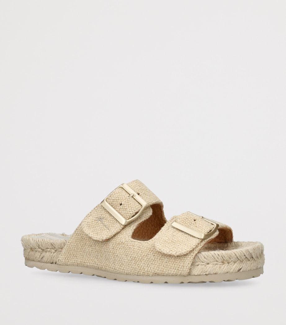 Manebi Hamptons Nordic Sandals Camel Image 3