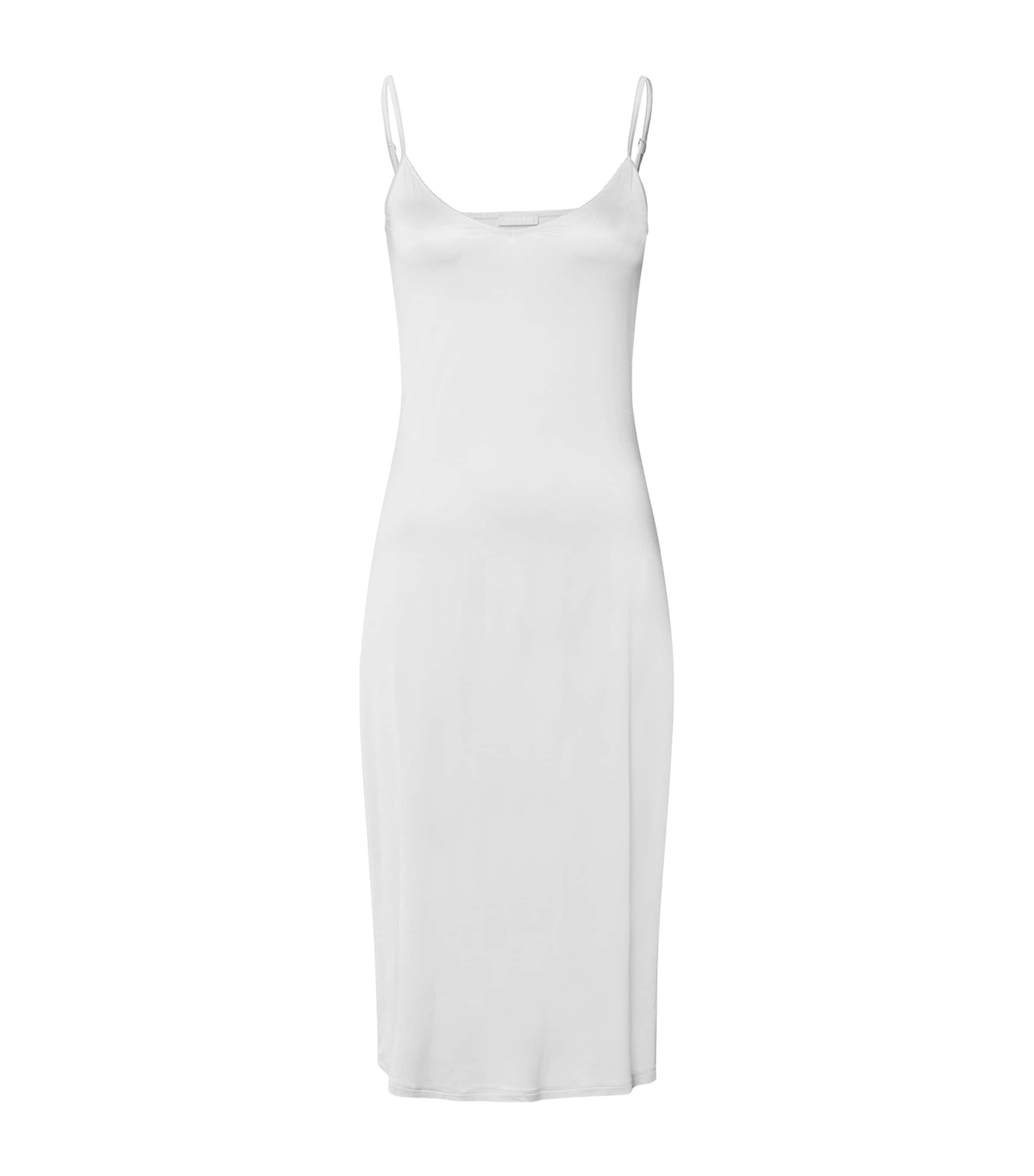 Satin Midi Dress OFF WHITE Image 1