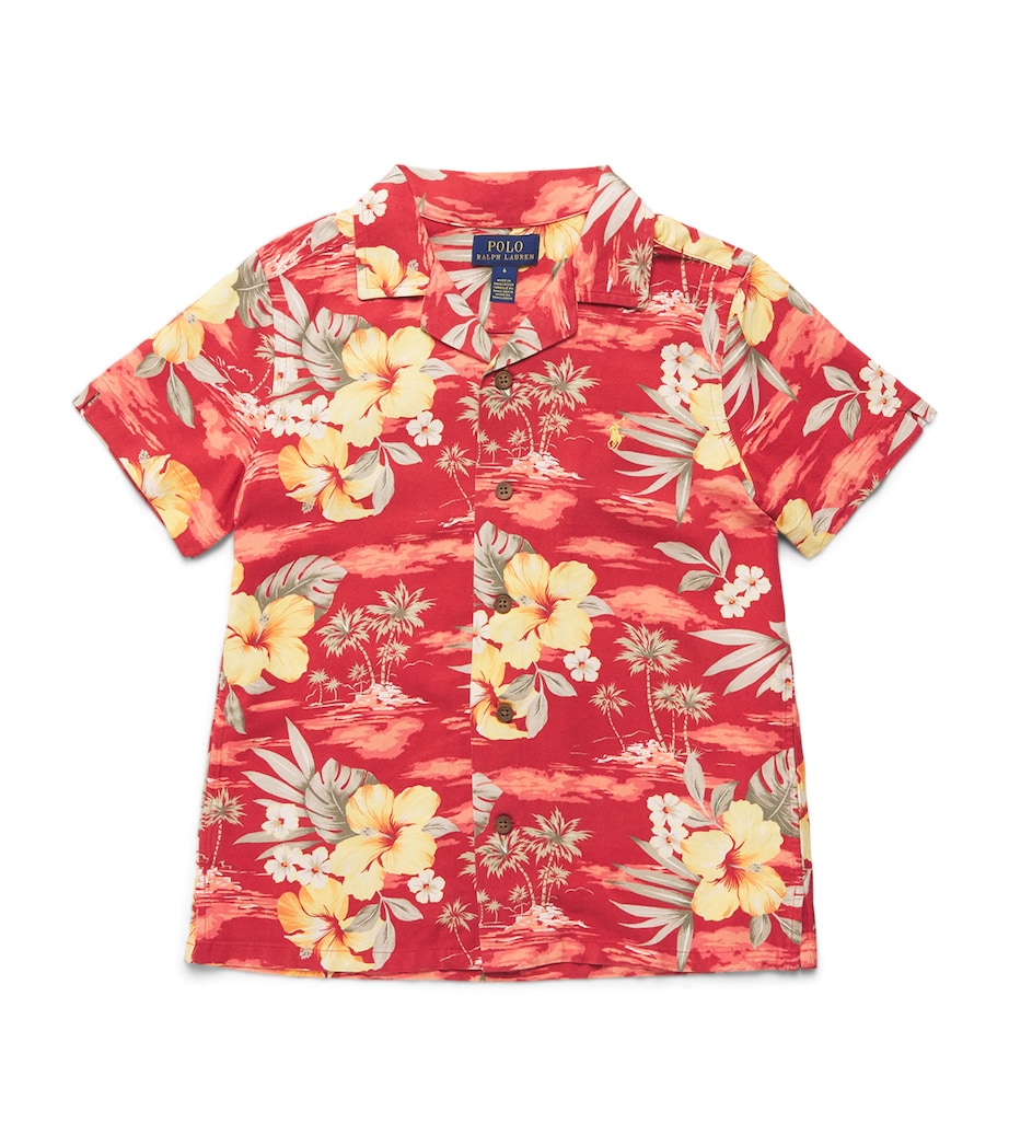 Ralph Lauren Kids Floral Short-Sleeve Shirt (7-14 Years) Image 1