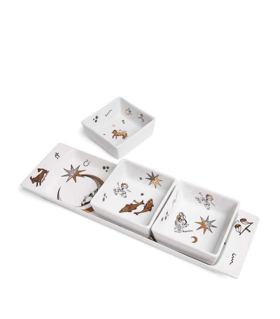 Porcelain Astronomici Appetizer Set MULTI Image 3