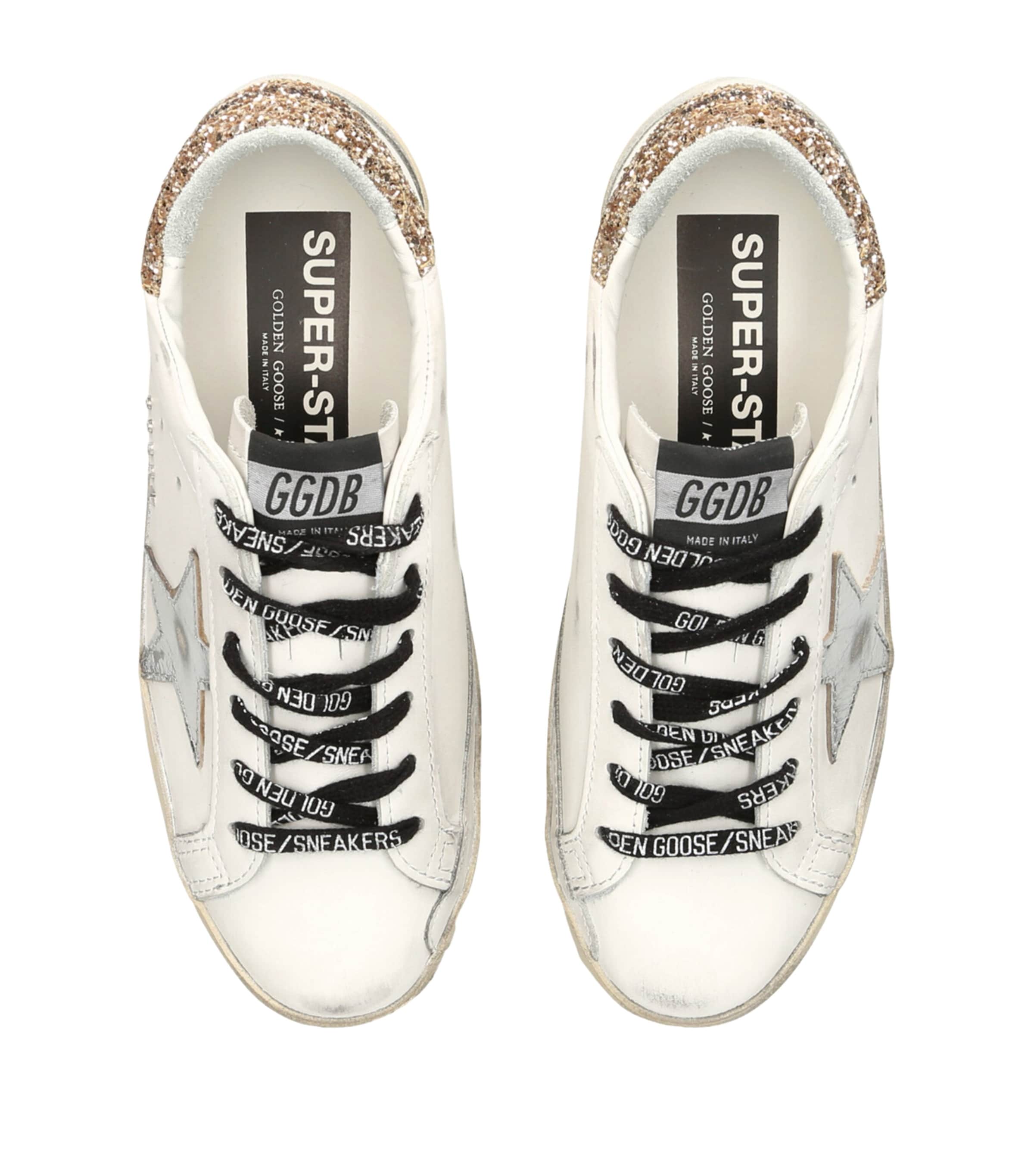 Leather Superstar Sneakers WHITE/COMB Image 4