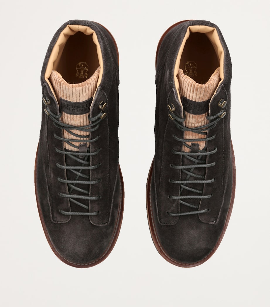 Suede Hiker Boots GREY/OTHER Image 4