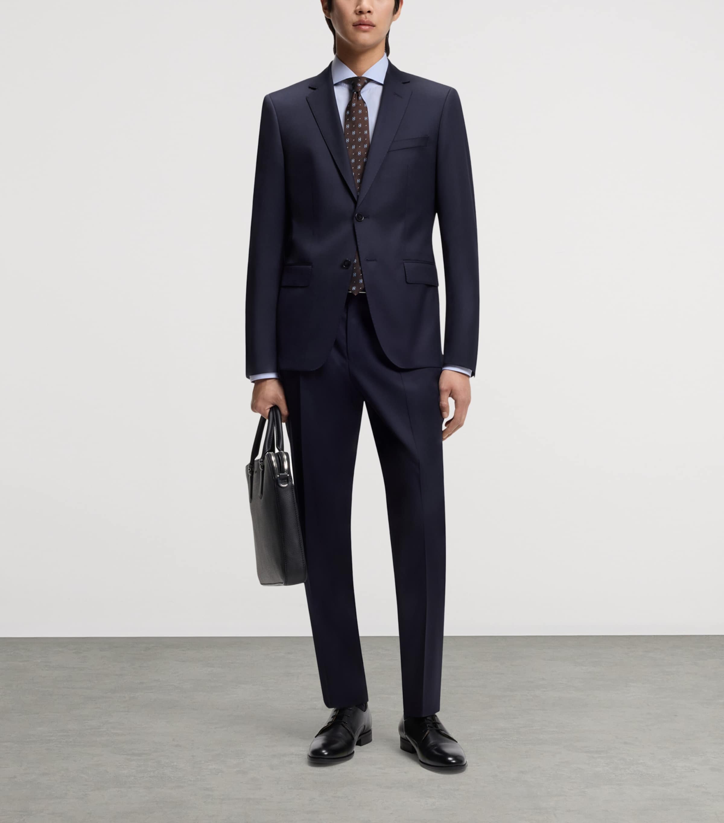 BOSS Mens Cotton Slim-Fit Shirt Image 4