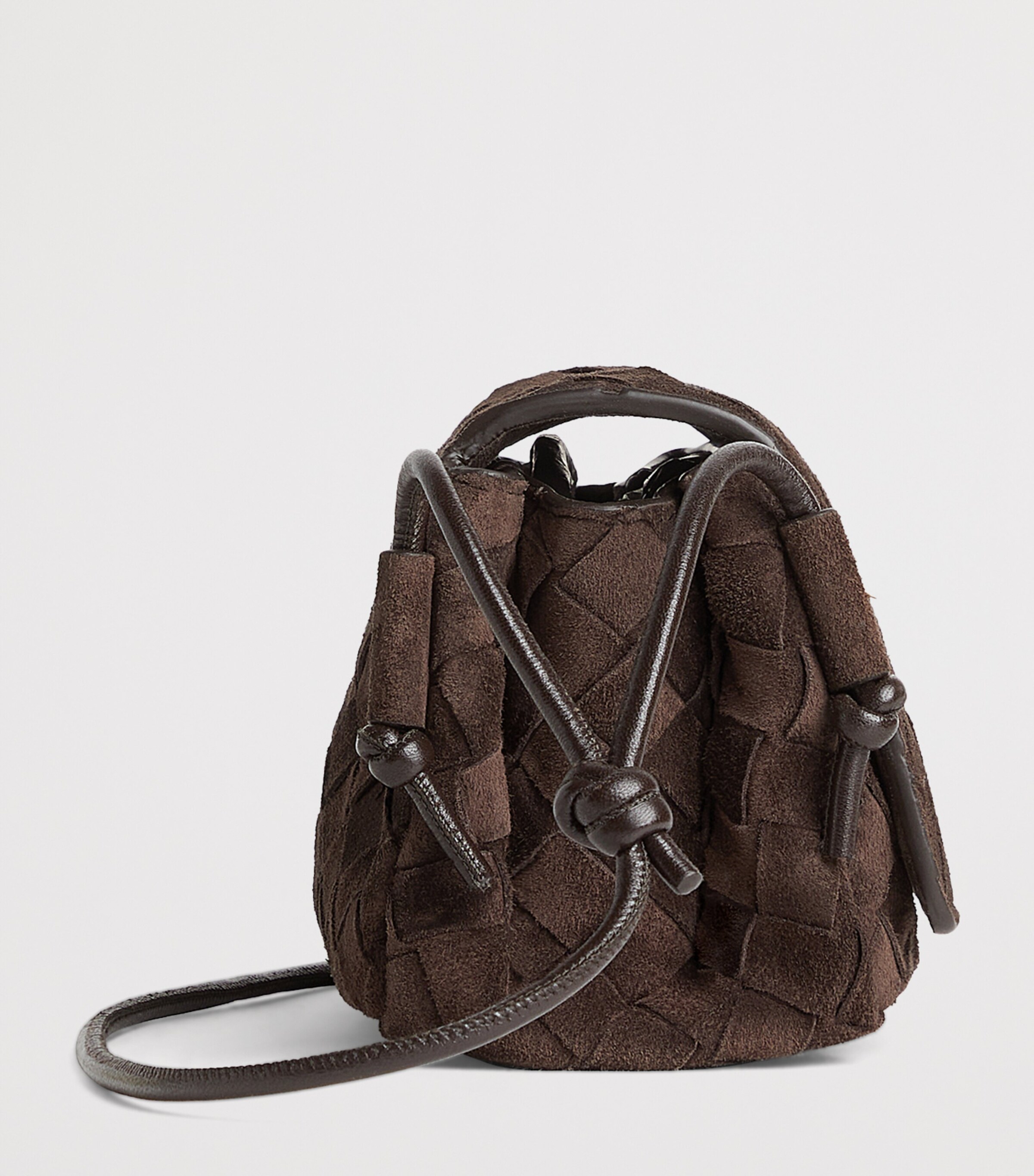 Suede Intrecciato Notturno Pouch 2132 Image 3