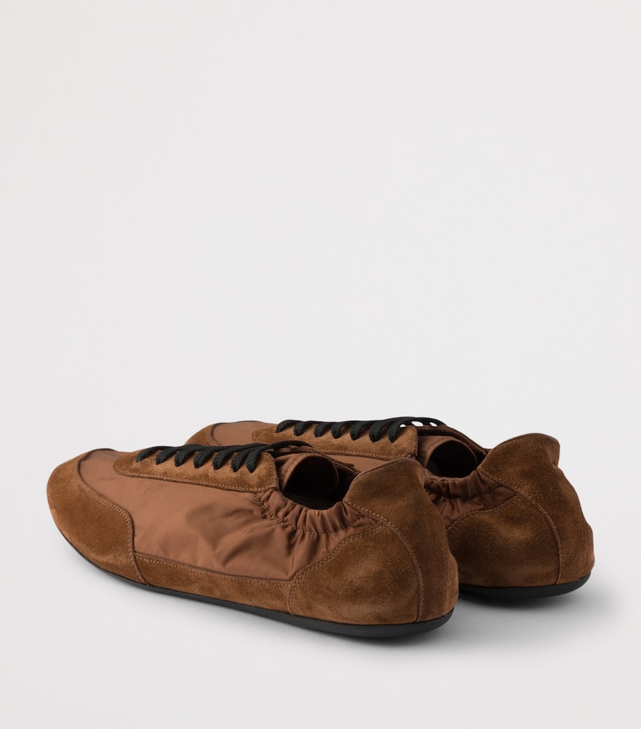 Prada Re-Nylon-Suede Collapse Sneakers Brown Image 4