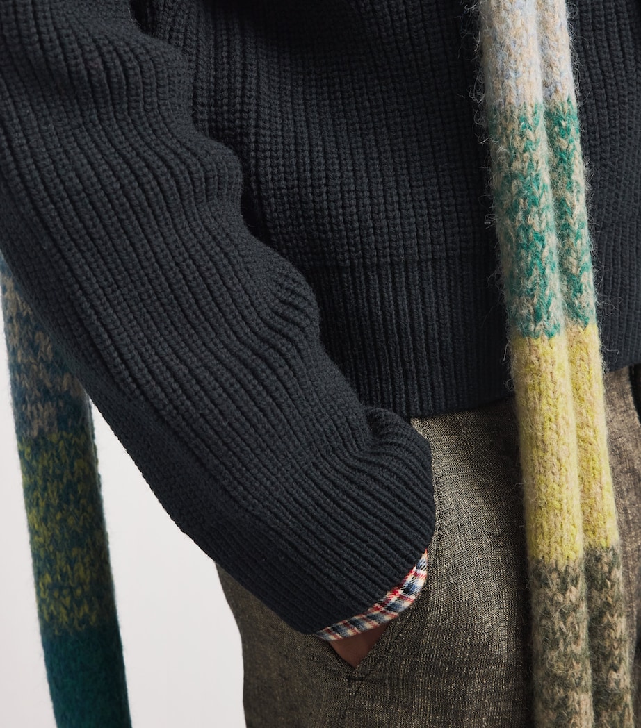 DRIES VAN NOTEN Mens Wool Cardigan Image 3