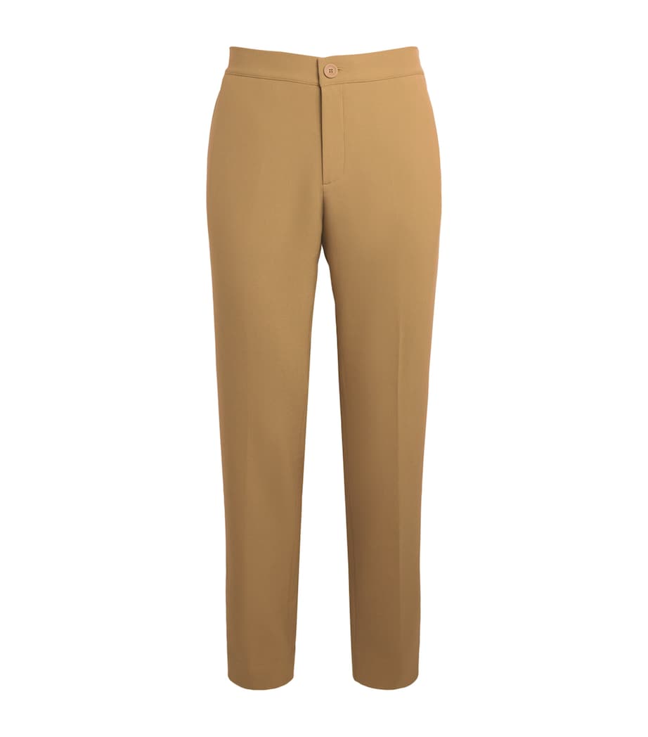 Sandro Paris Mens Stretch Jersey Trousers Nut Image 1