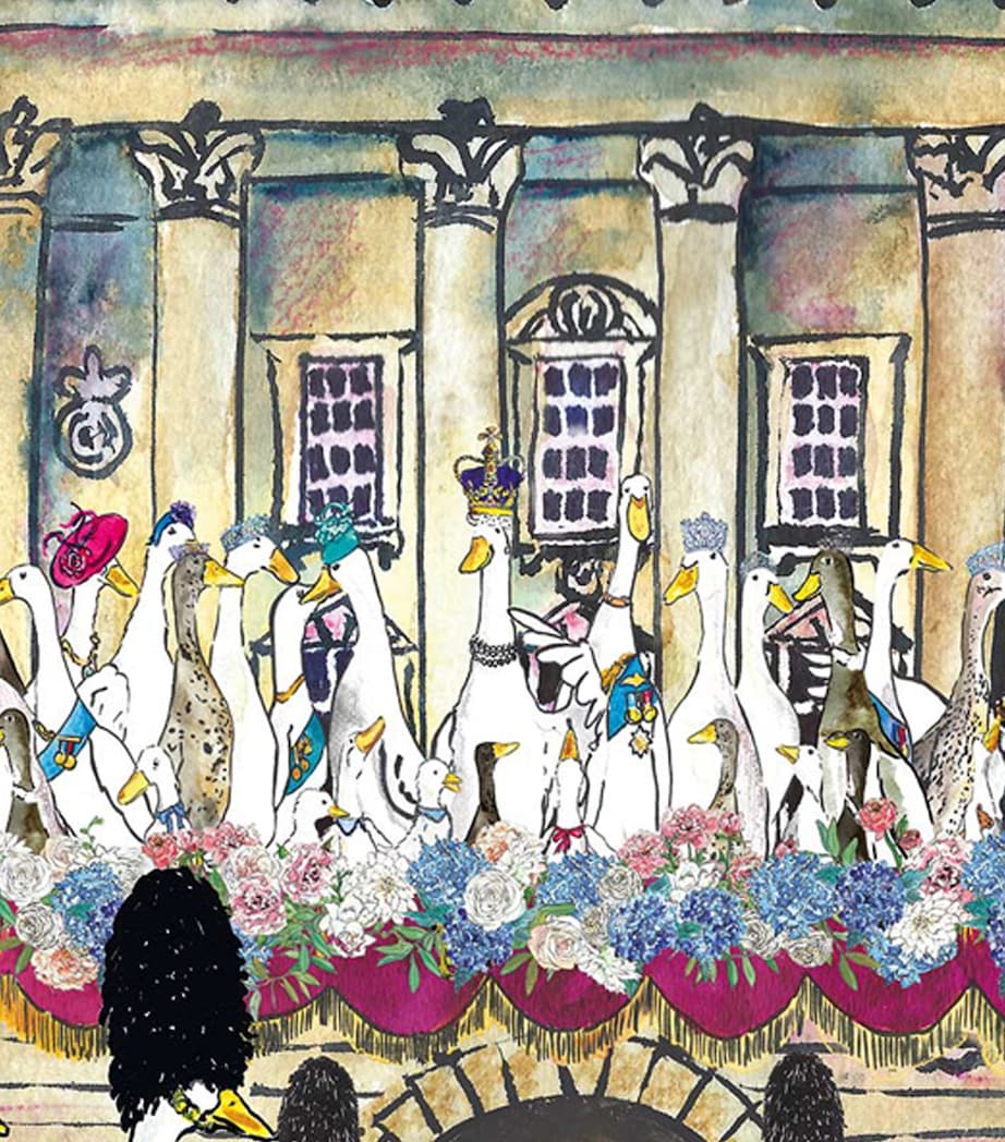 Duckingham Palace Print (42cm x 59cm) MULTI Image 4