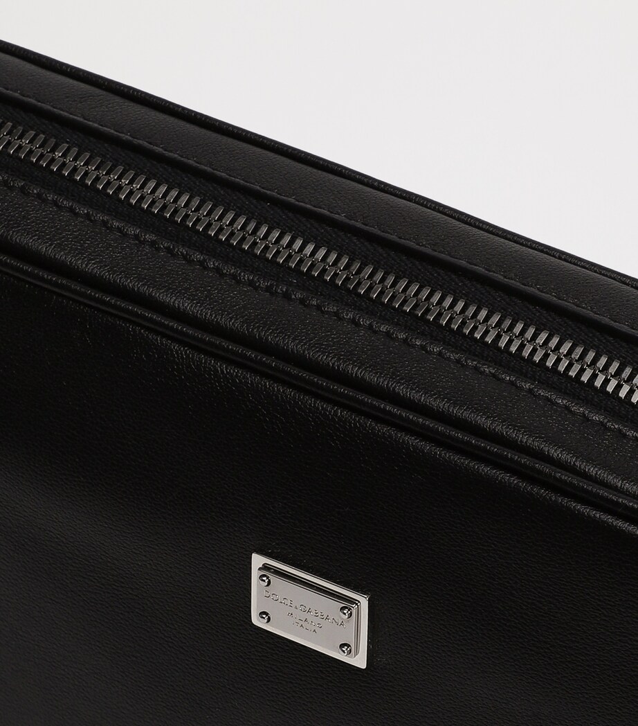 Leather Roma Pouch 80999-BLACK Image 5