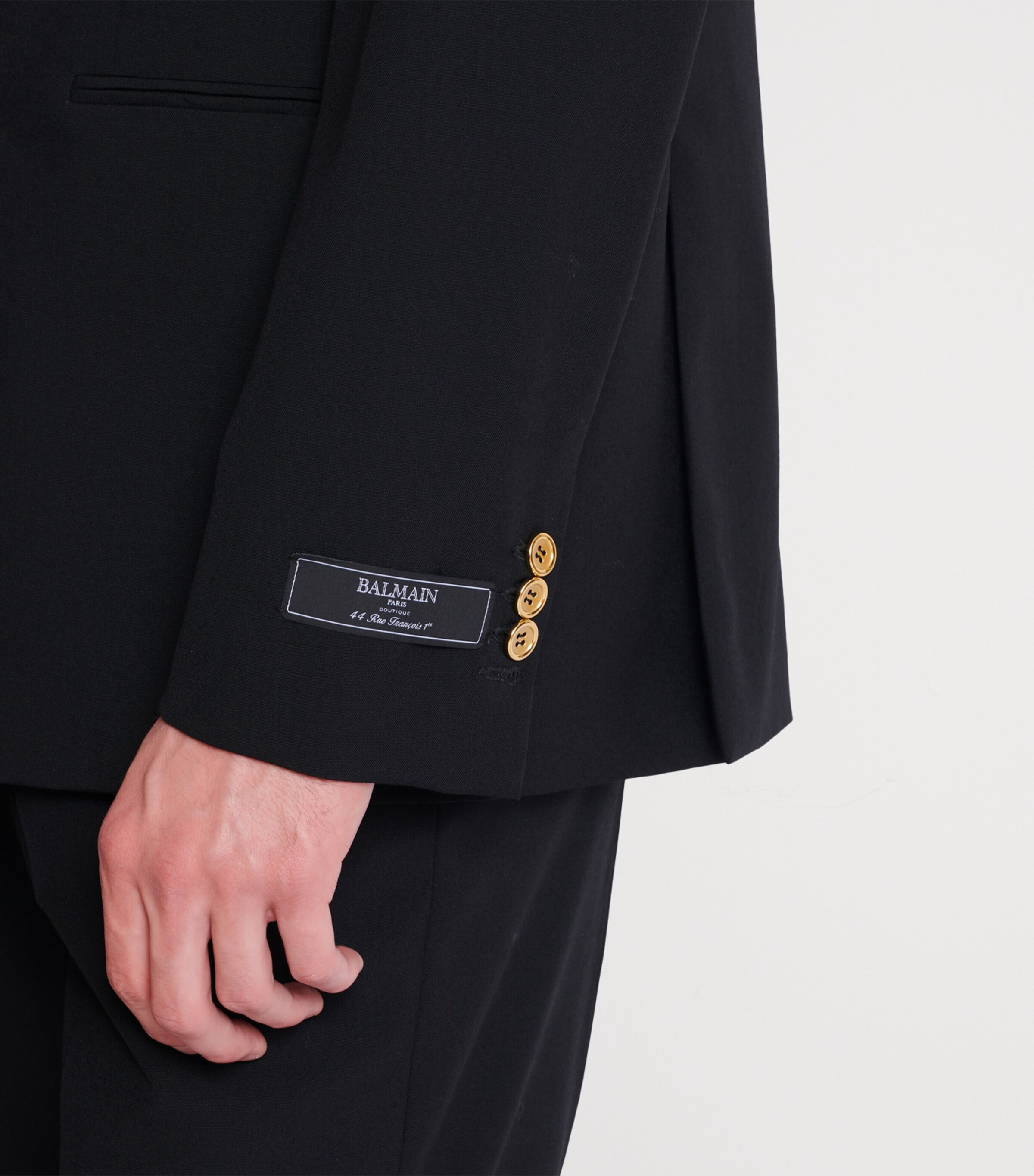 Wool 2-Button Blazer 0PA NOIR Image 8