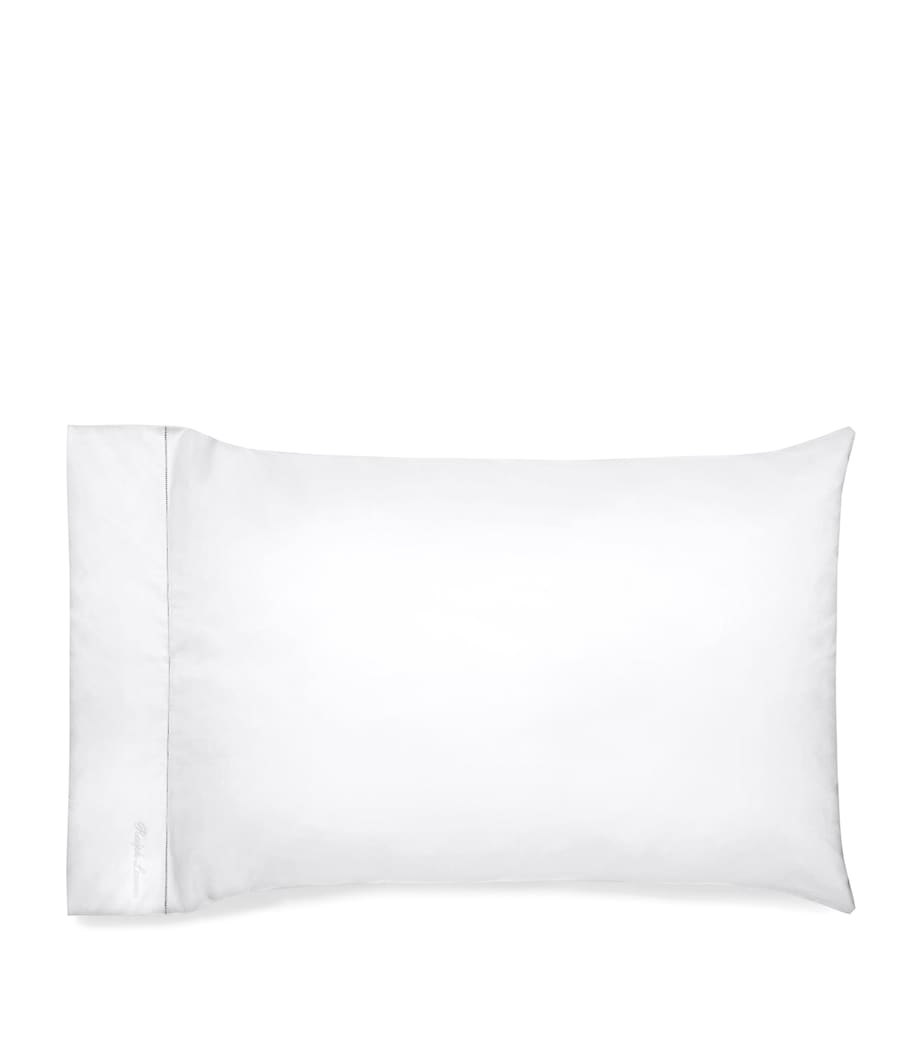 Langdon King Pillowcase Pair (50cm x 90cm) WHITE Image 2