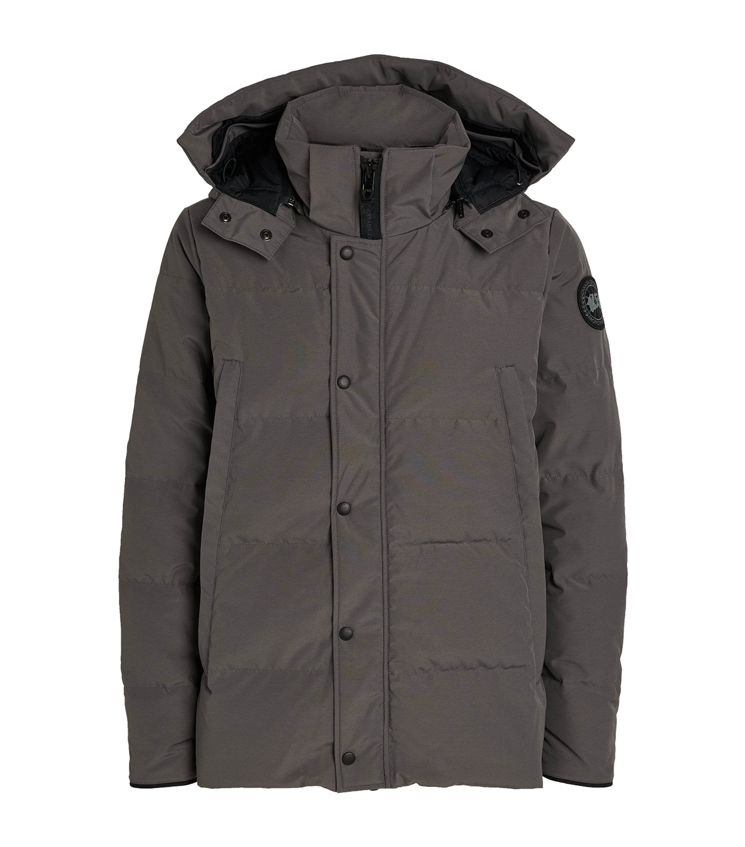 Canada Goose Gray Wyndham Down Jacket In Grey