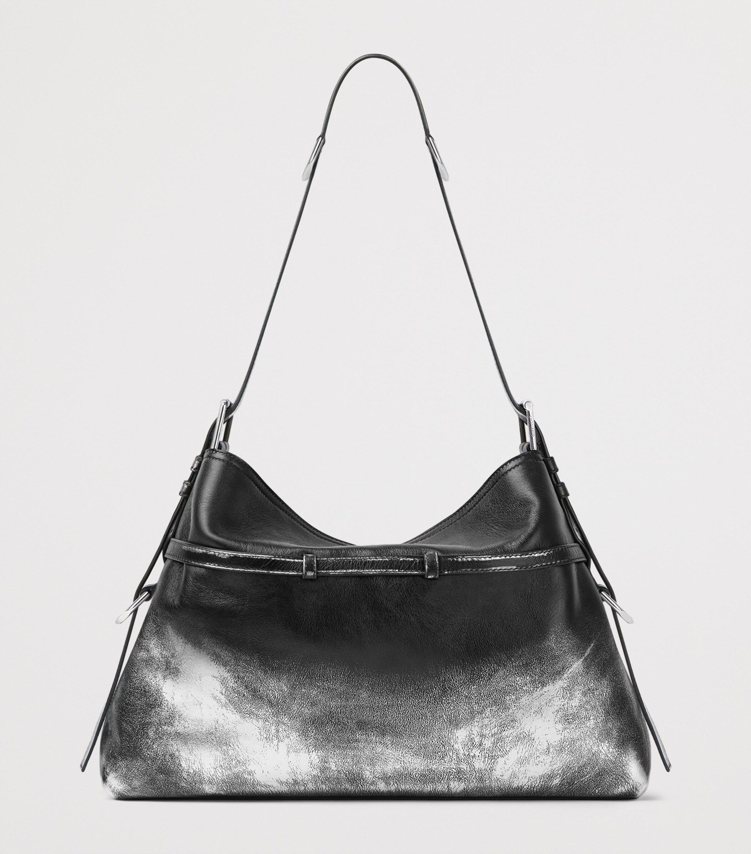 Medium Voyou Shoulder Bag BLACK Image 4