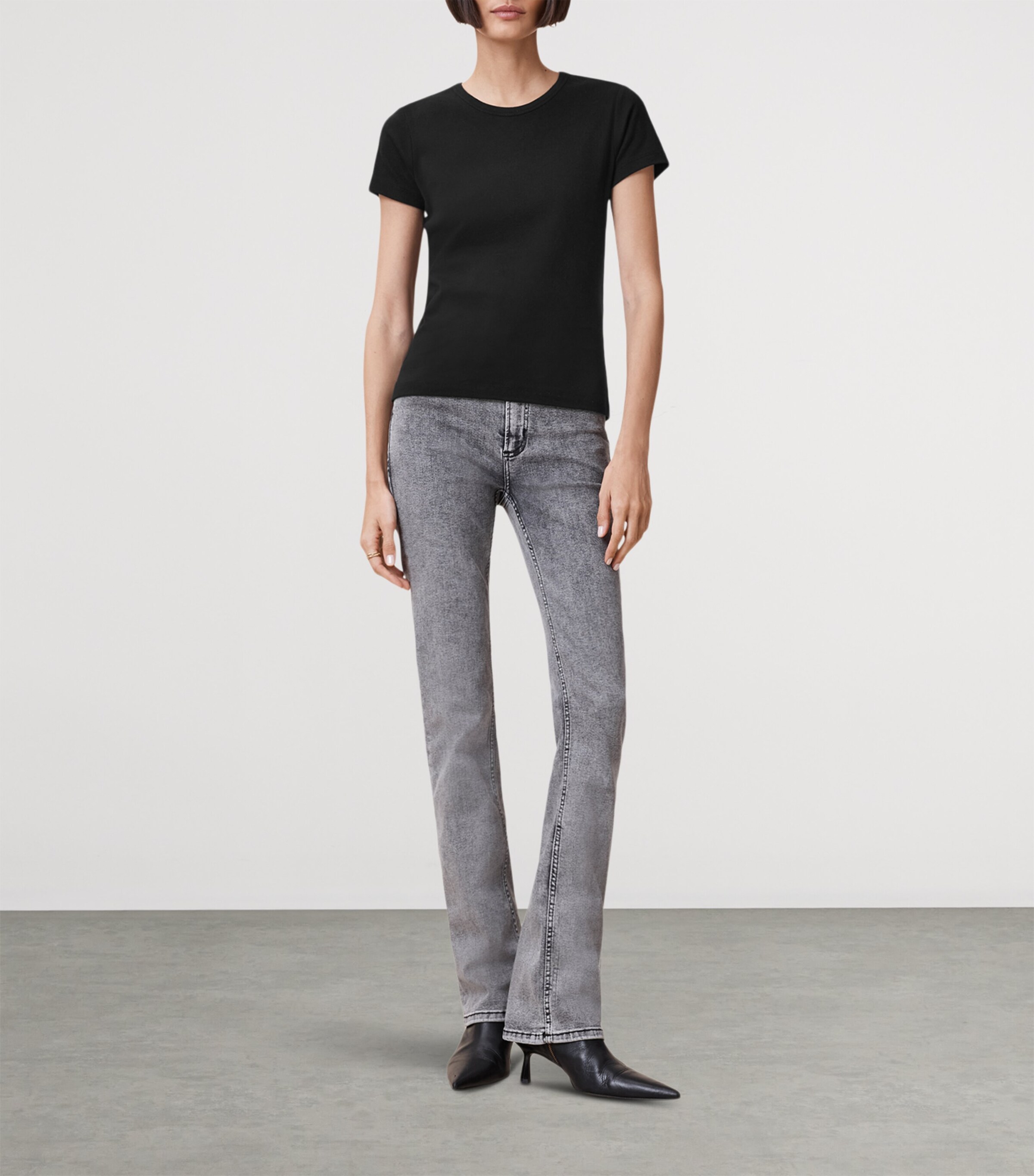 Organic Cotton Stevie T-Shirt BLACK Image 3