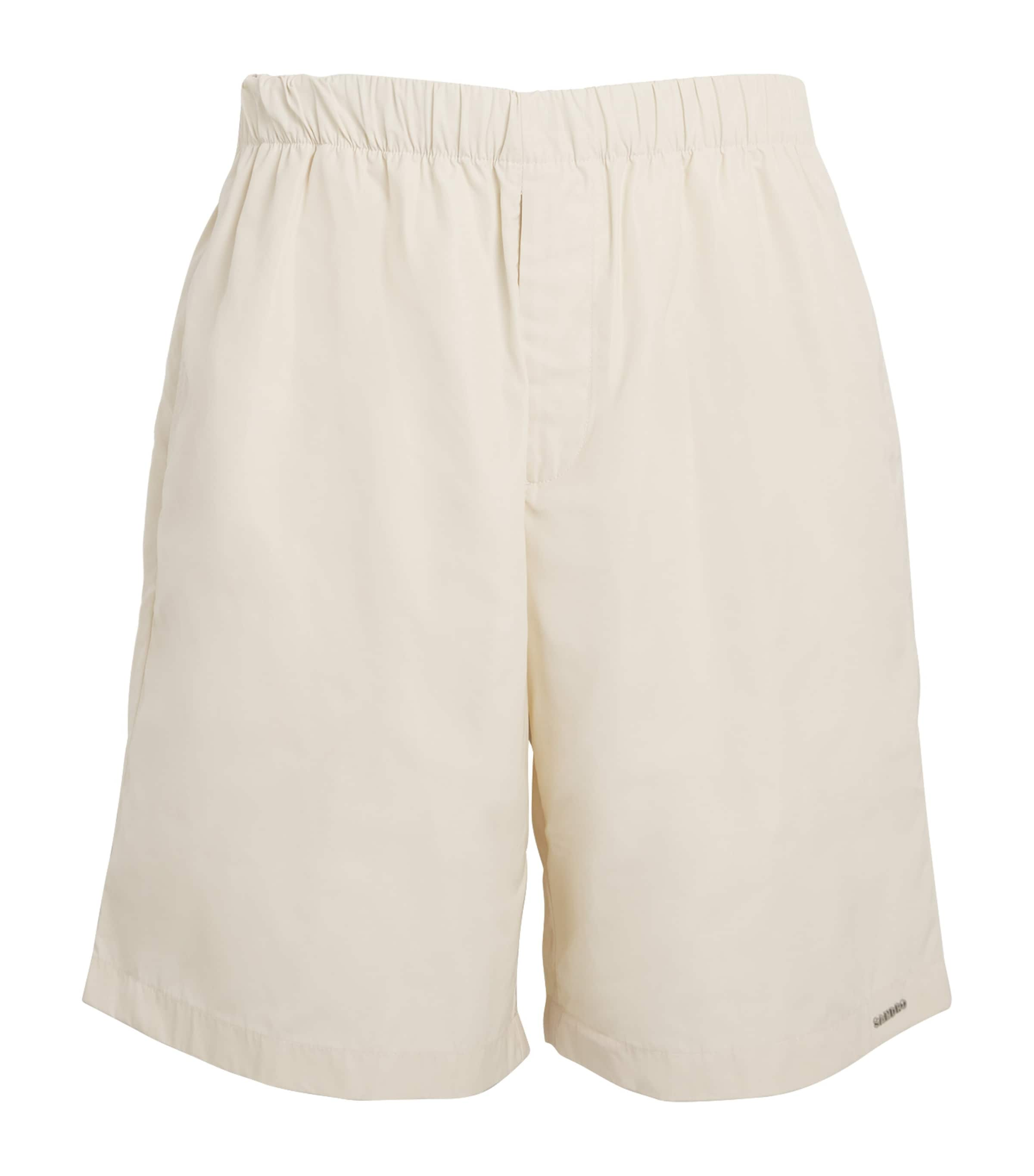 Shop Sandro Bermuda Shorts In Beige