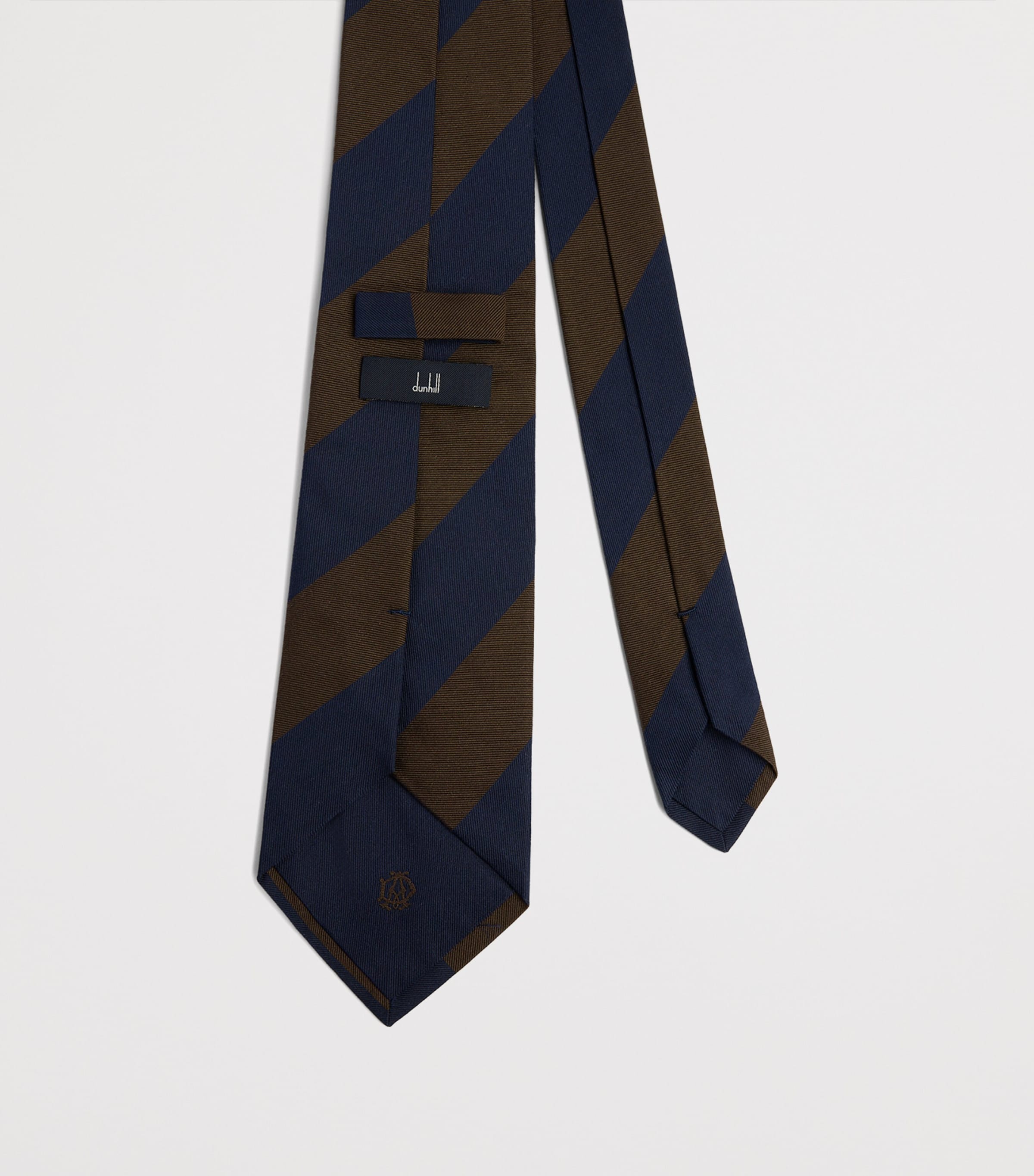 Dunhill Mulberry Silk Stripe Tie Image 2