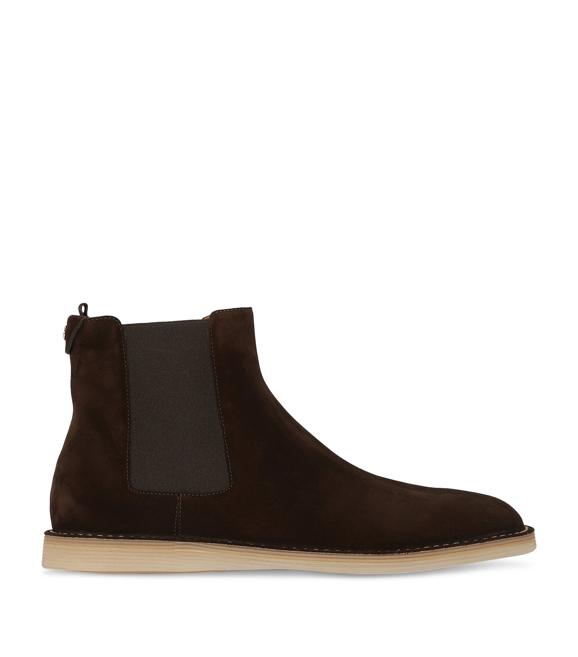Dolce & Gabbana Brown Suede Ankle Boots