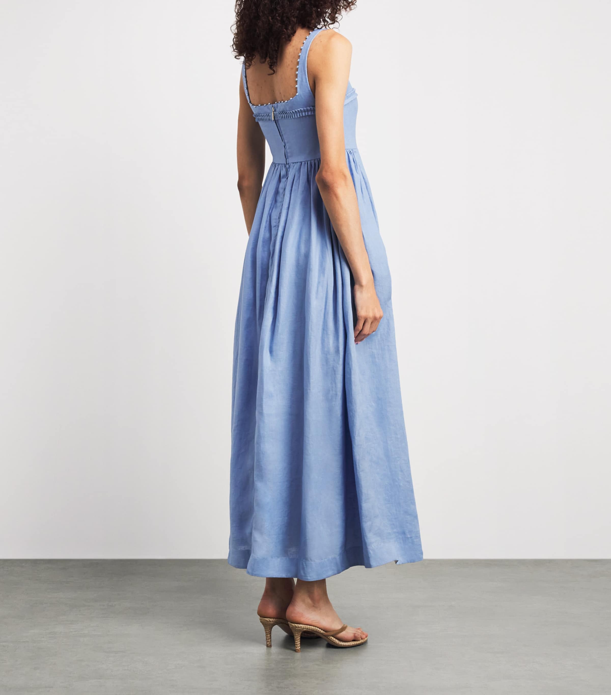 agua bendita blue dress Barbara Maxi in Navegante S High cover w13 US Care Instructions Hand Size:20