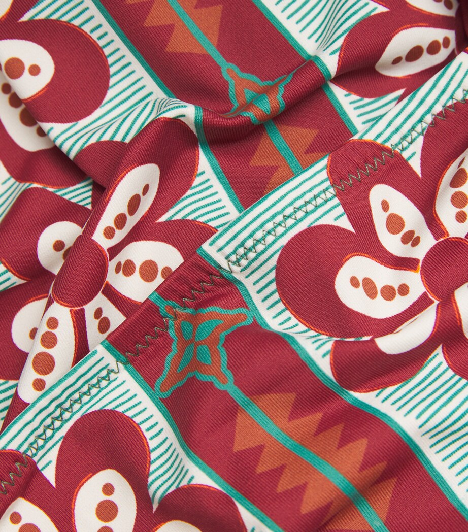 Reversible Printed Elle Swimsuit OR04 PAGODA PLAC�E Image 4