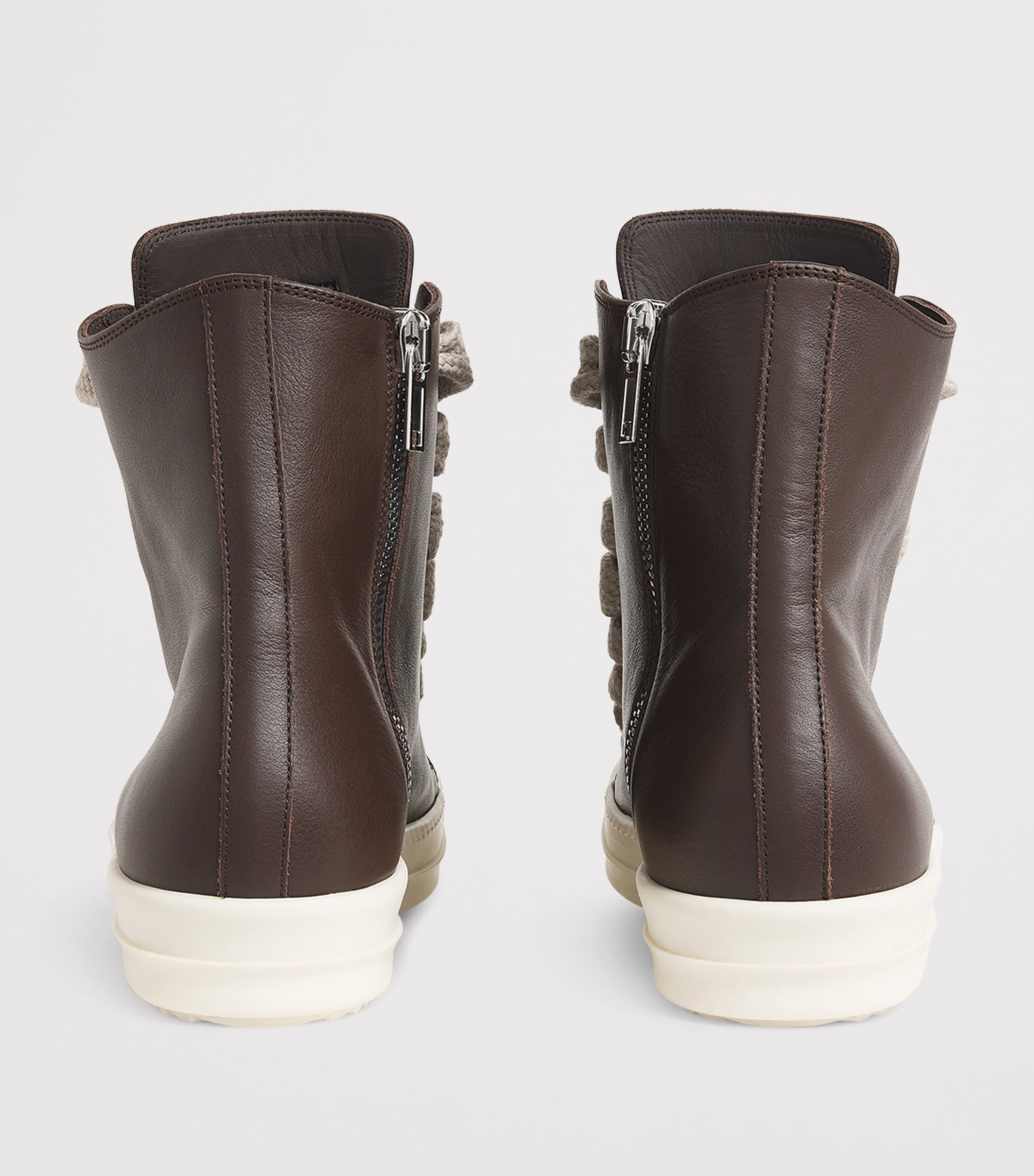 Leather Jumbo-Lace Sneakers MACASSAR/MILK _5311 Image 4