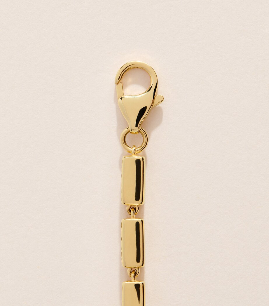 Suzanne Kalan Yellow Gold Thick Block-Chain Bracelet Yg/solid Image 4