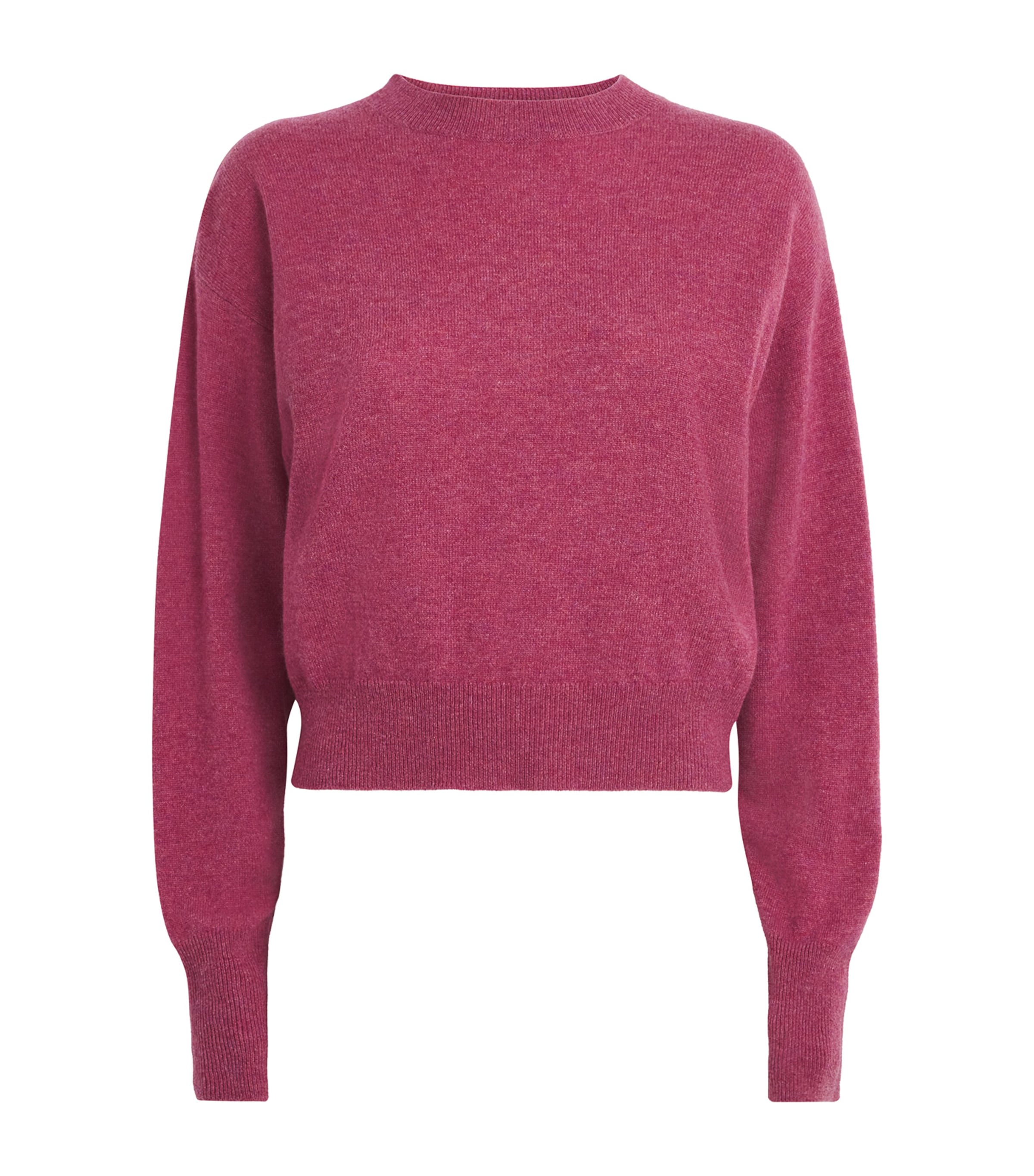 Le Kasha Womens Organic Cashmere Menorca Sweater Raspberry Image 1