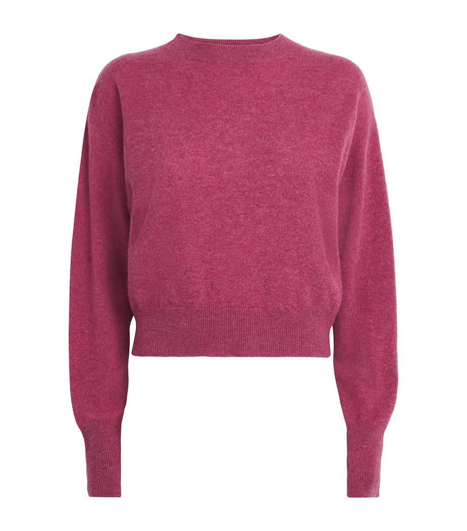 Le Kasha Womens Organic Cashmere Menorca Sweater Raspberry Image 1