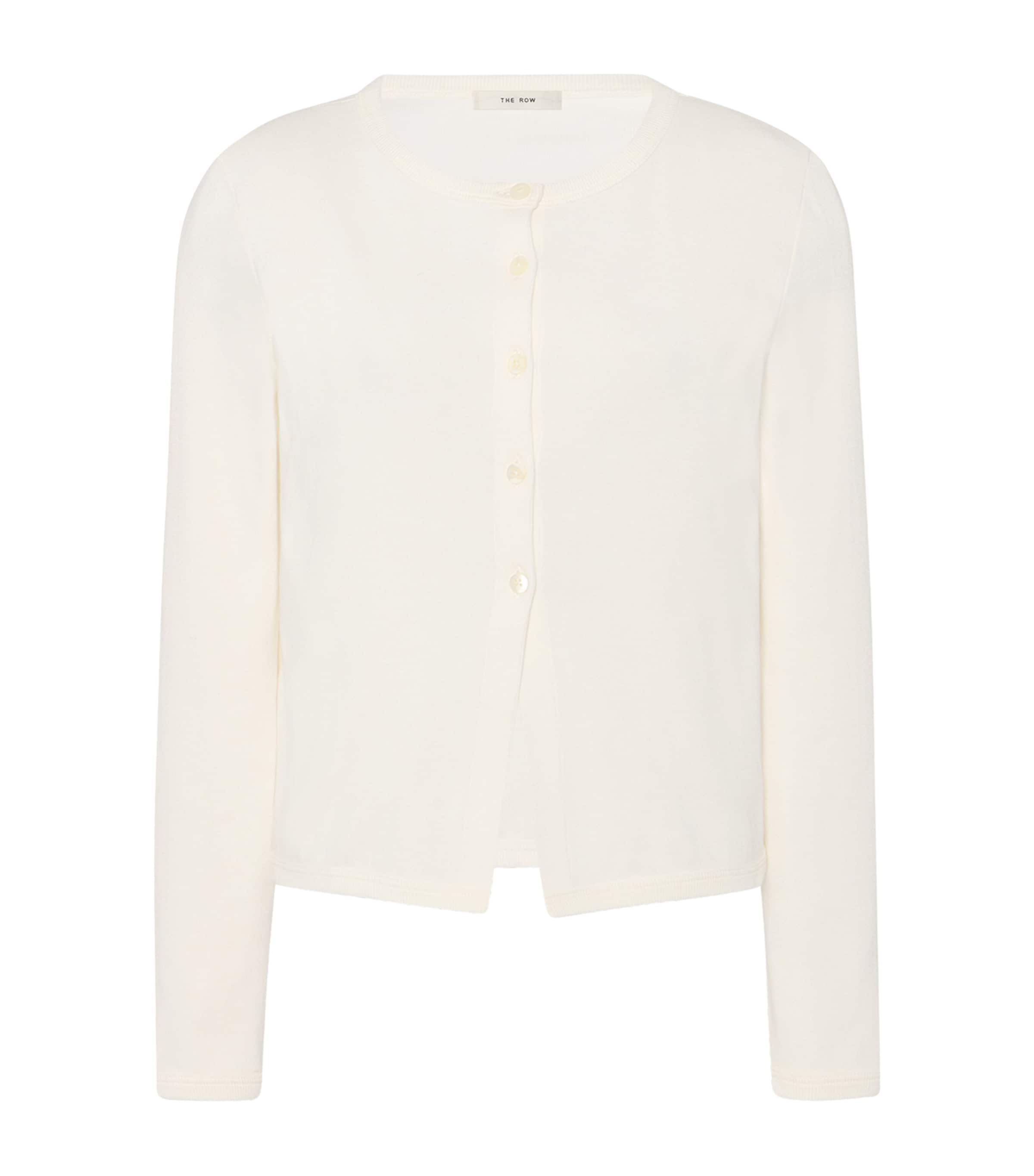 The Row Gretas Cotton Top In White