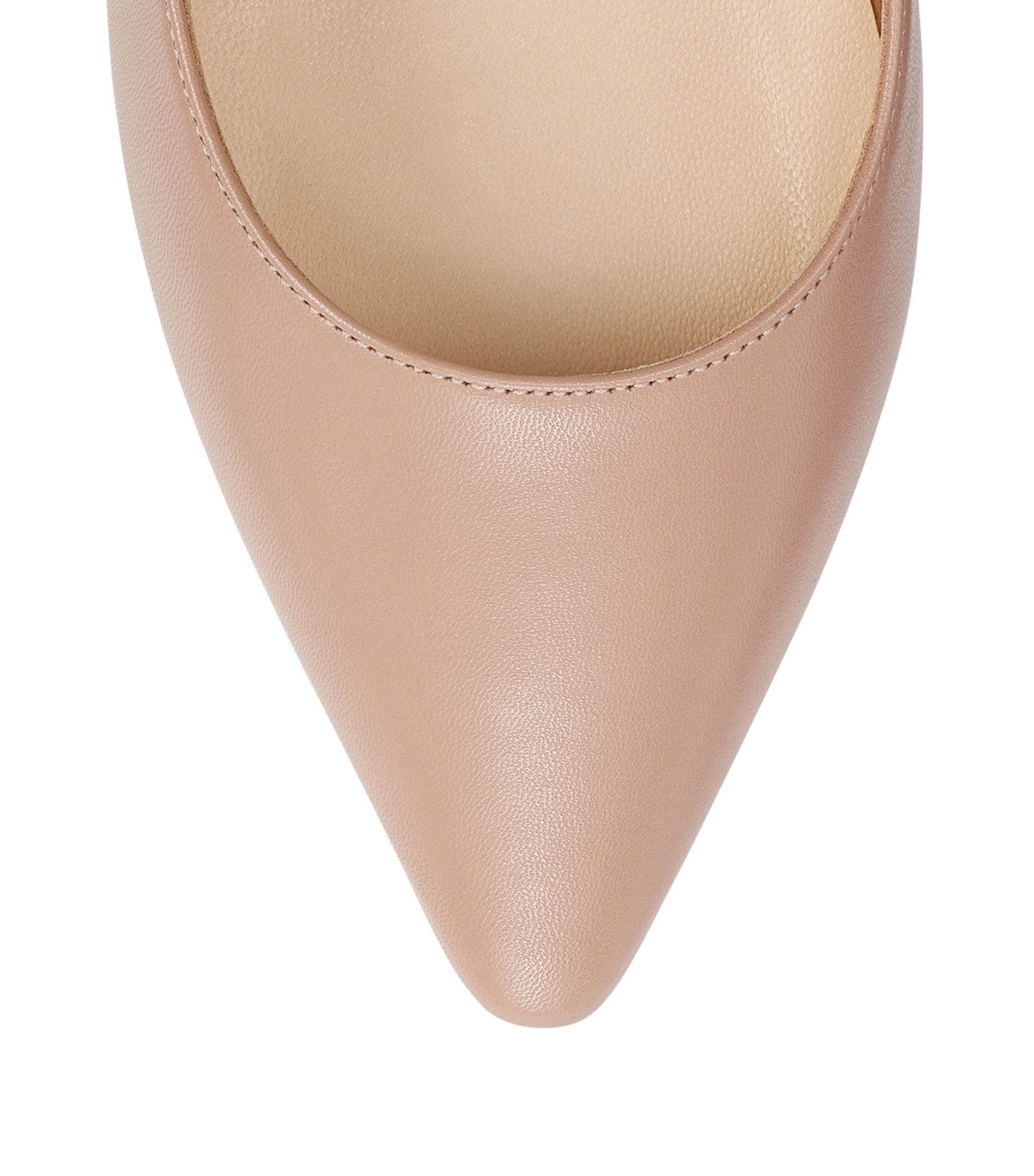 Romy 85 Leather Pumps BALLET PINK Image 3