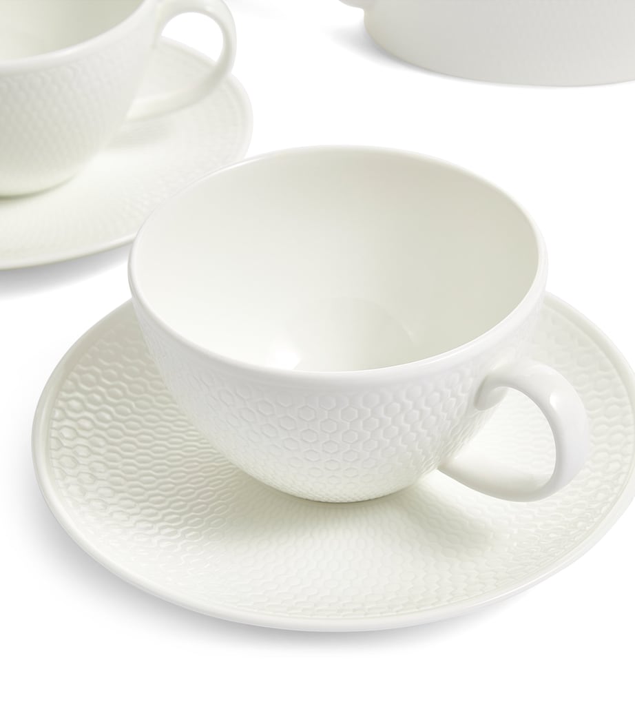 Gio 7-Piece Tea Set WHITE Image 3