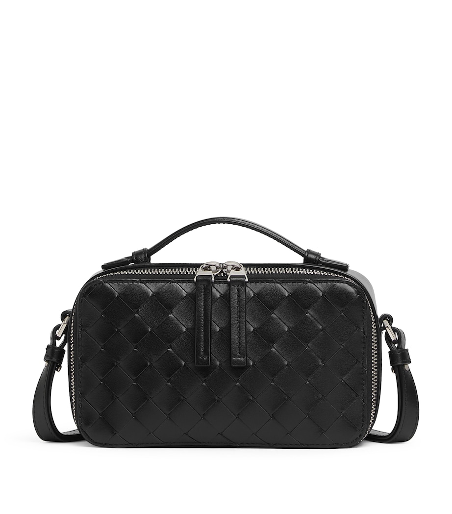 Leather Intrecciato Getaway Phone Pouch 8803 Image 1