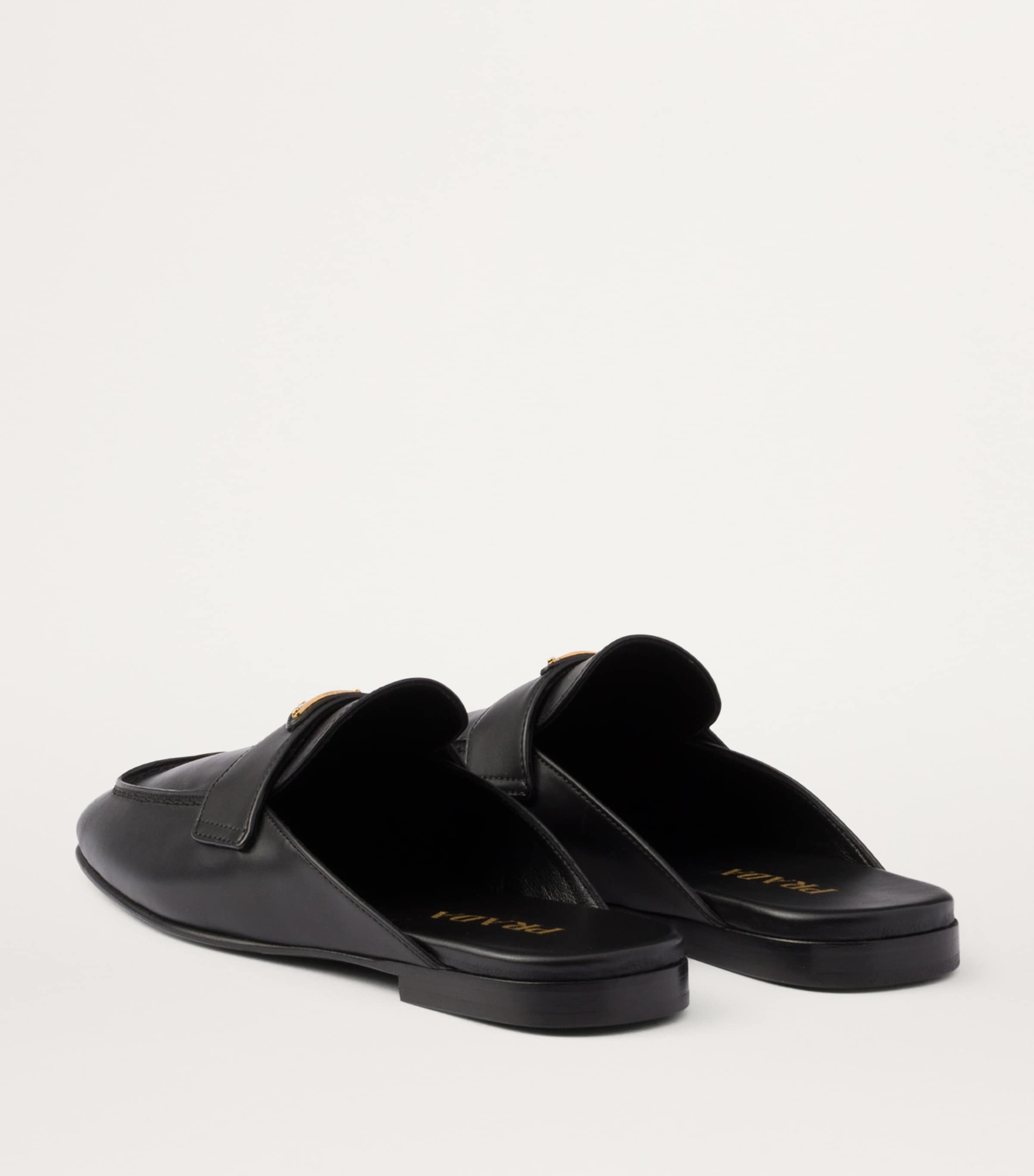 Leather Triangle Slippers F0002 Image 5