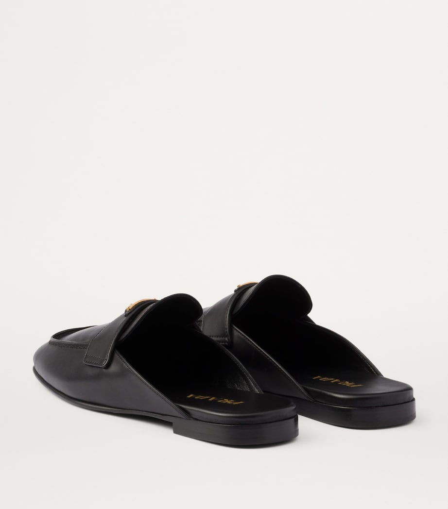 Leather Triangle Slippers F0002 Image 5