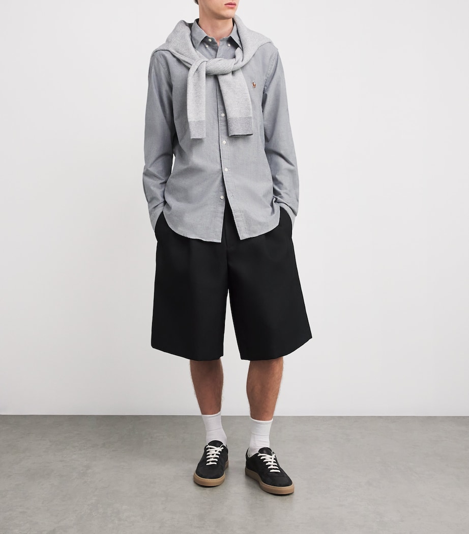 Custom-Fit Oxford Shirt GREY Image 2